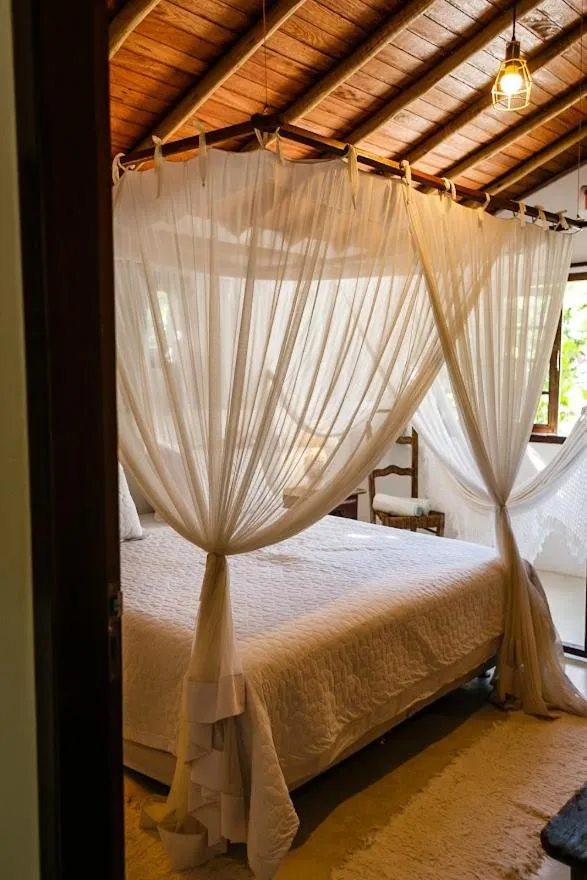 Bed in Pousada Sol da Manha QUADRADO