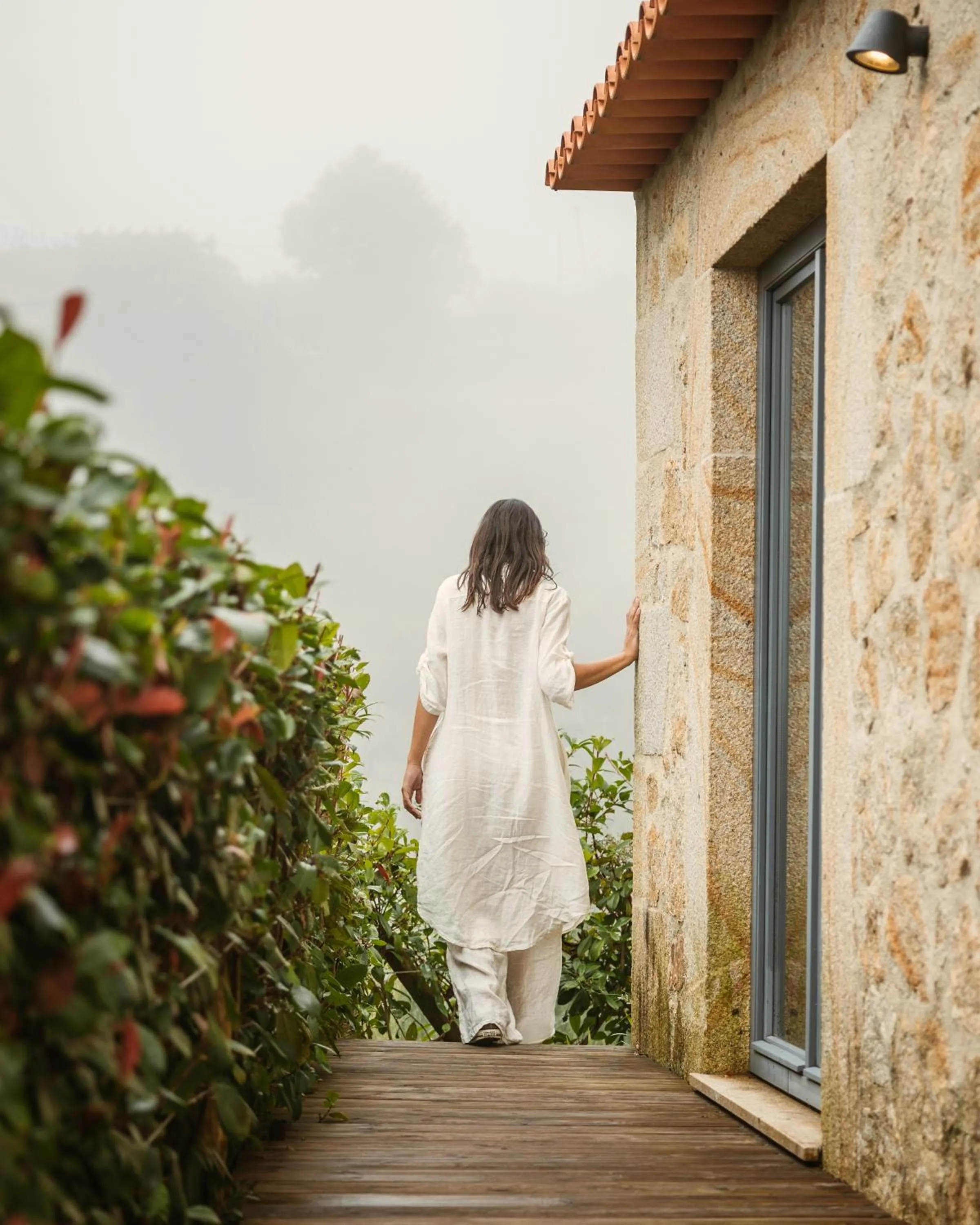 Facade/entrance in Cerquido by NHôme