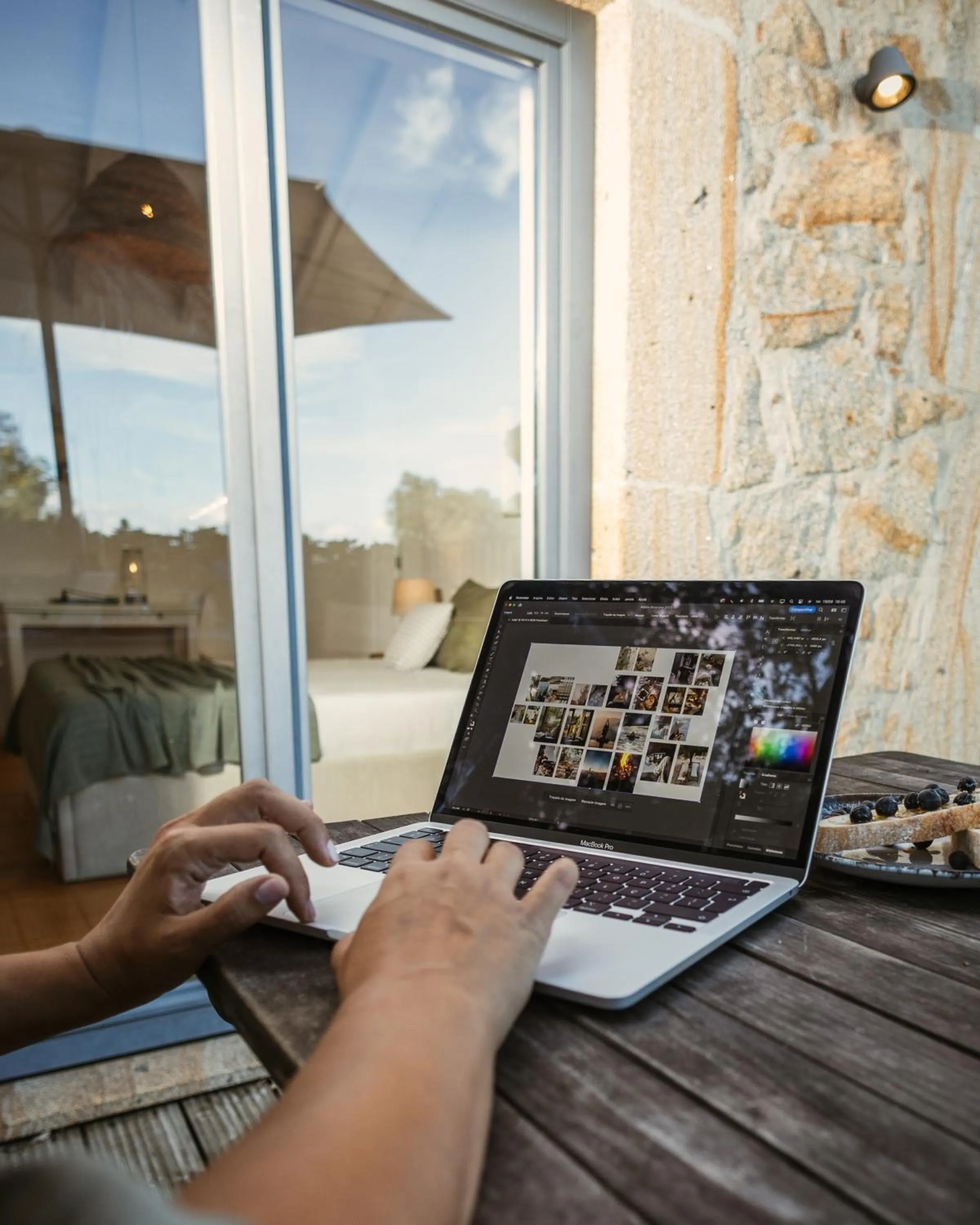Patio in Cerquido by NHôme