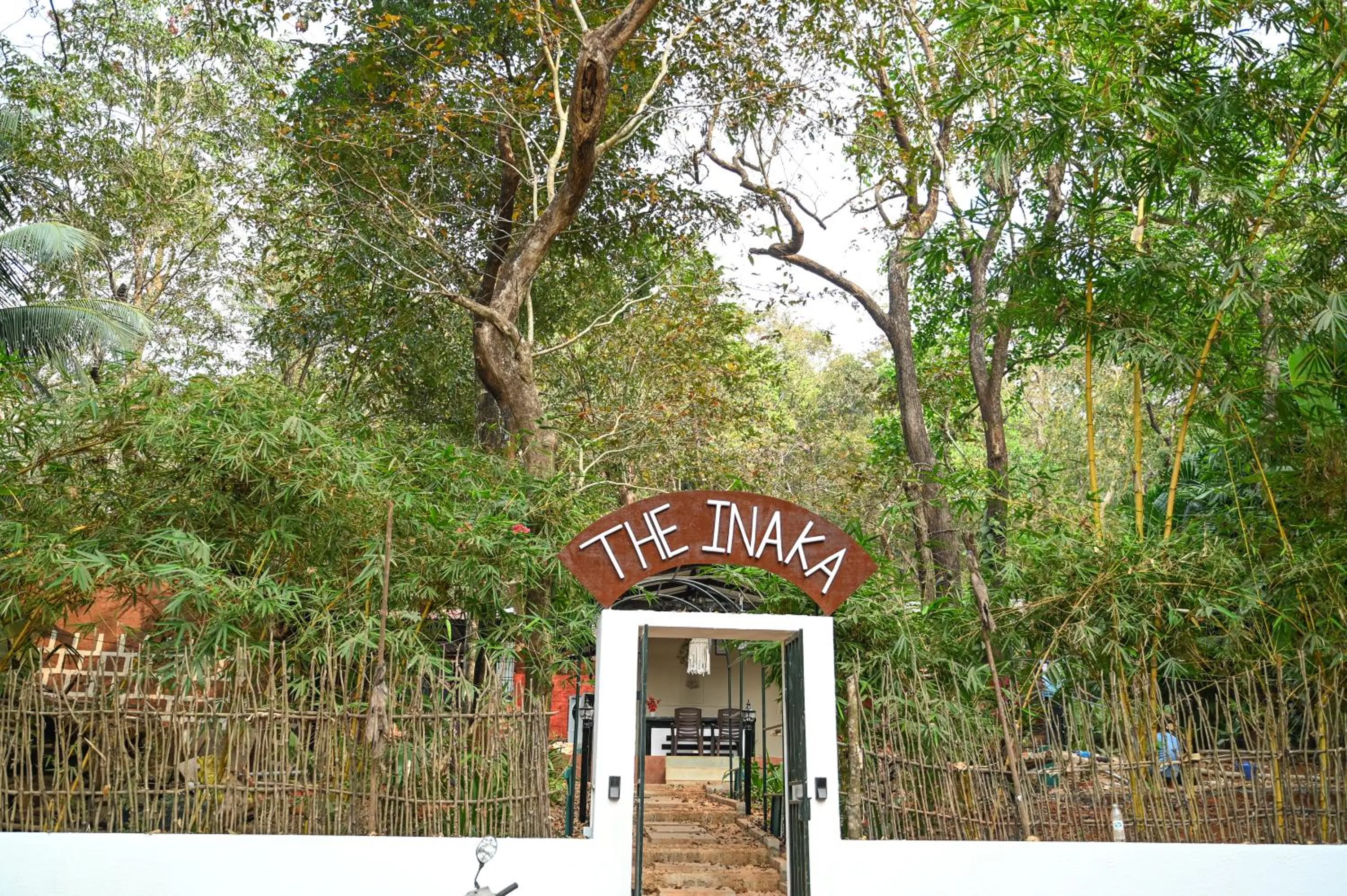 Facade/entrance in The Inaka Goa