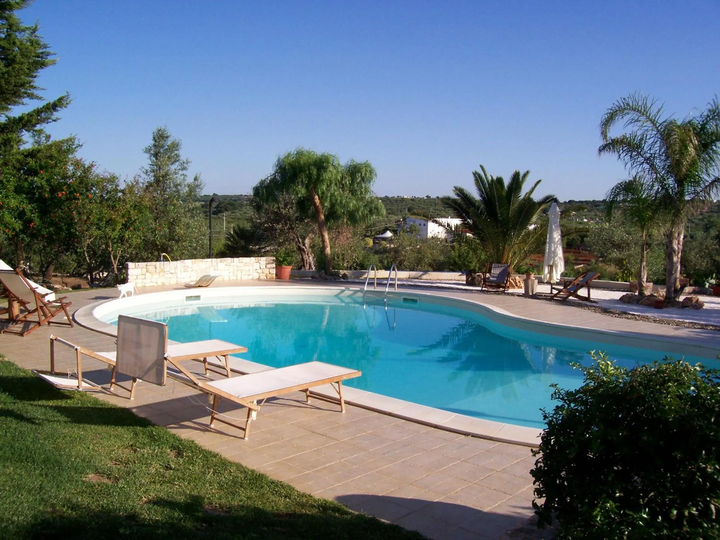 Pool view in Villa Giulia B&B