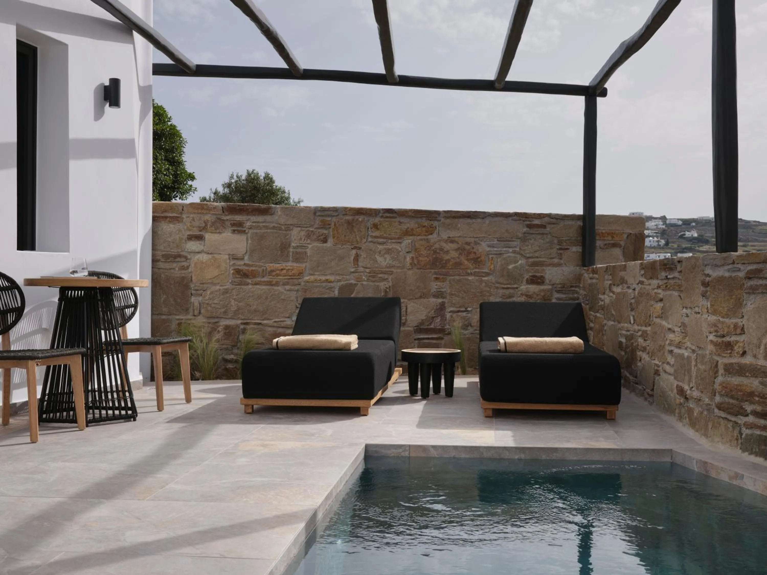 Seating area in Kalea Mykonos