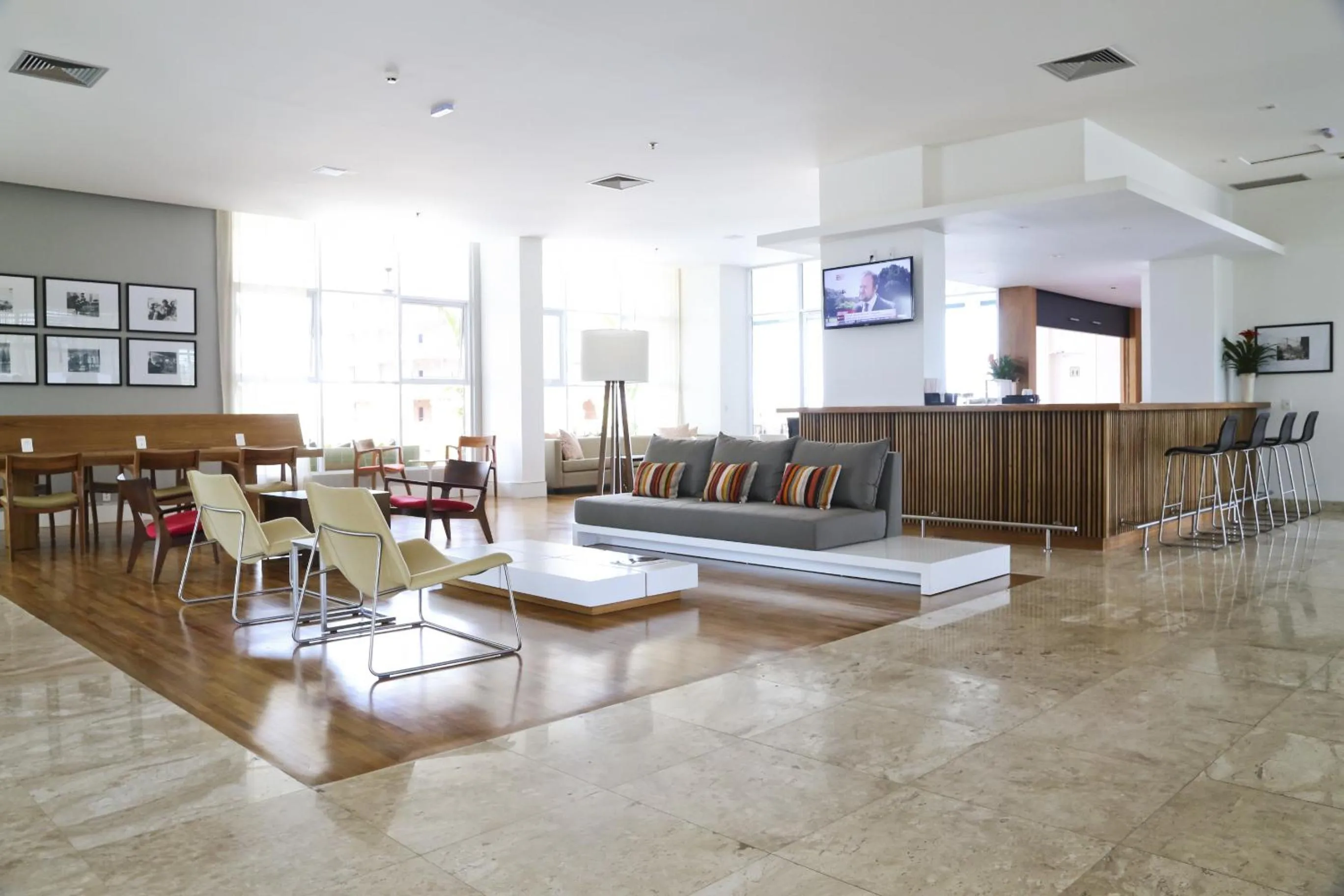 Lobby or reception in Vitória Hotel Convention Paulínia