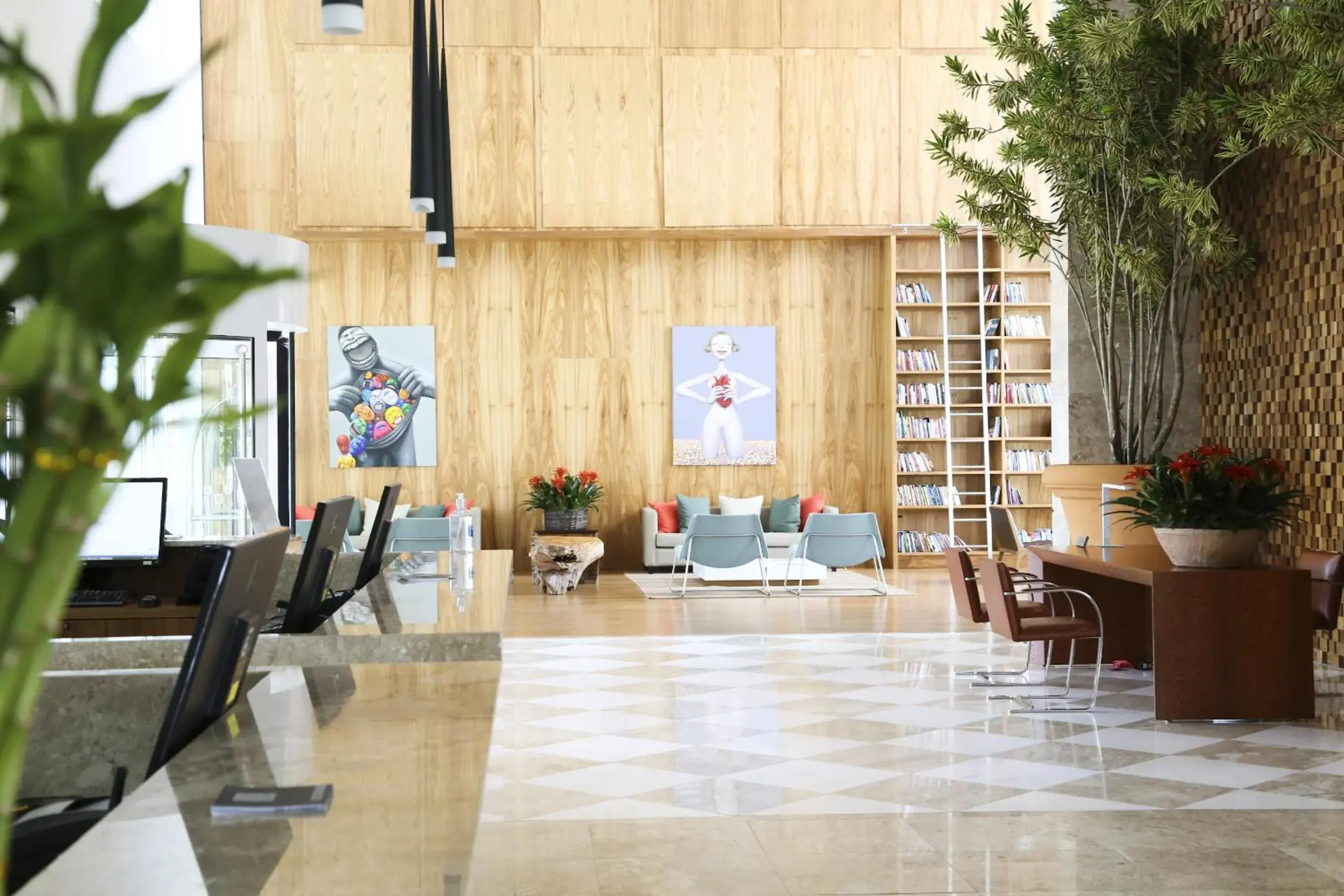 Lobby or reception in Vitória Hotel Convention Paulínia Lobby or reception in Vitória Hotel Convention Paulínia