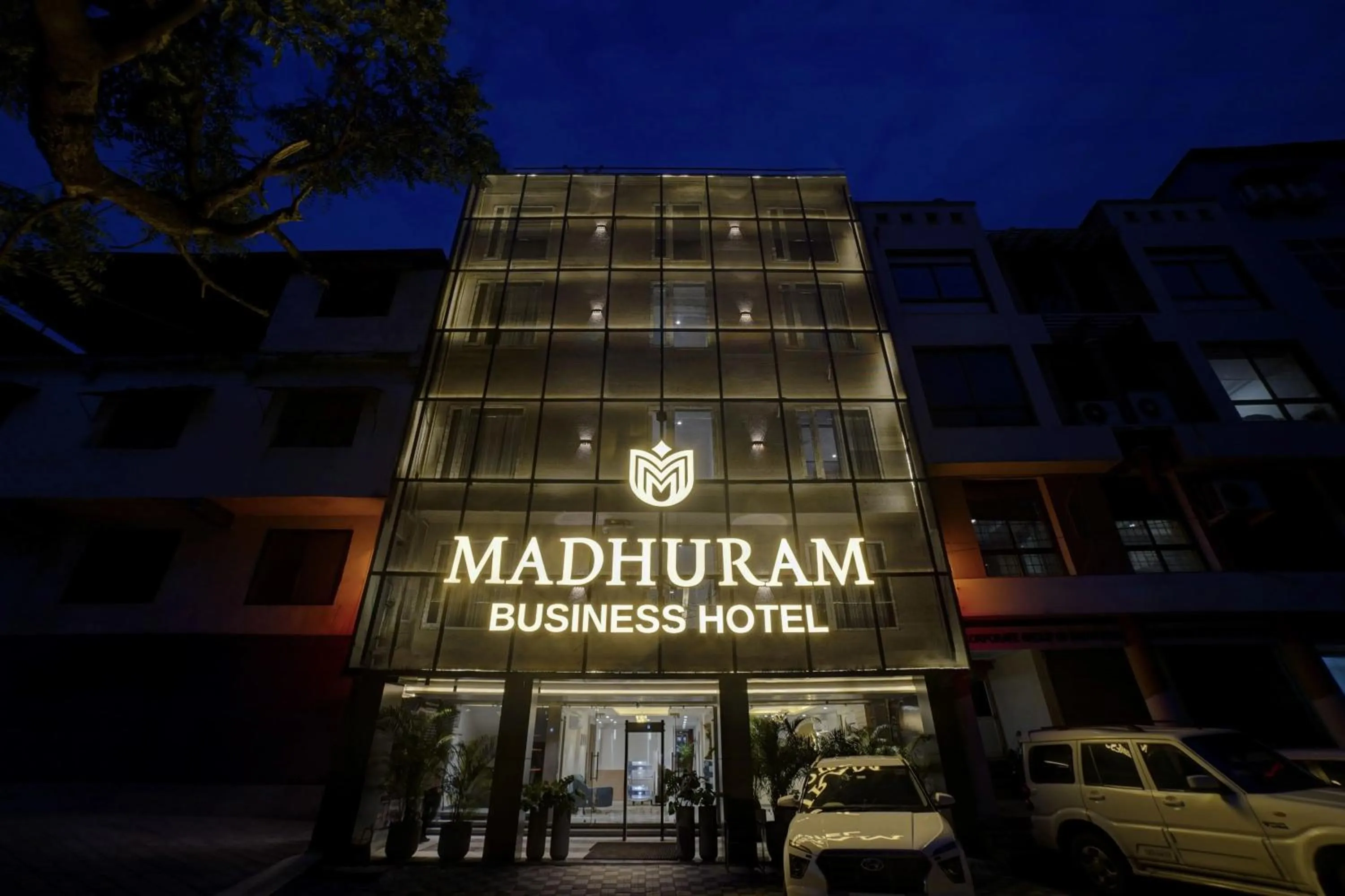 Property building in Madhuram Business Hotel
