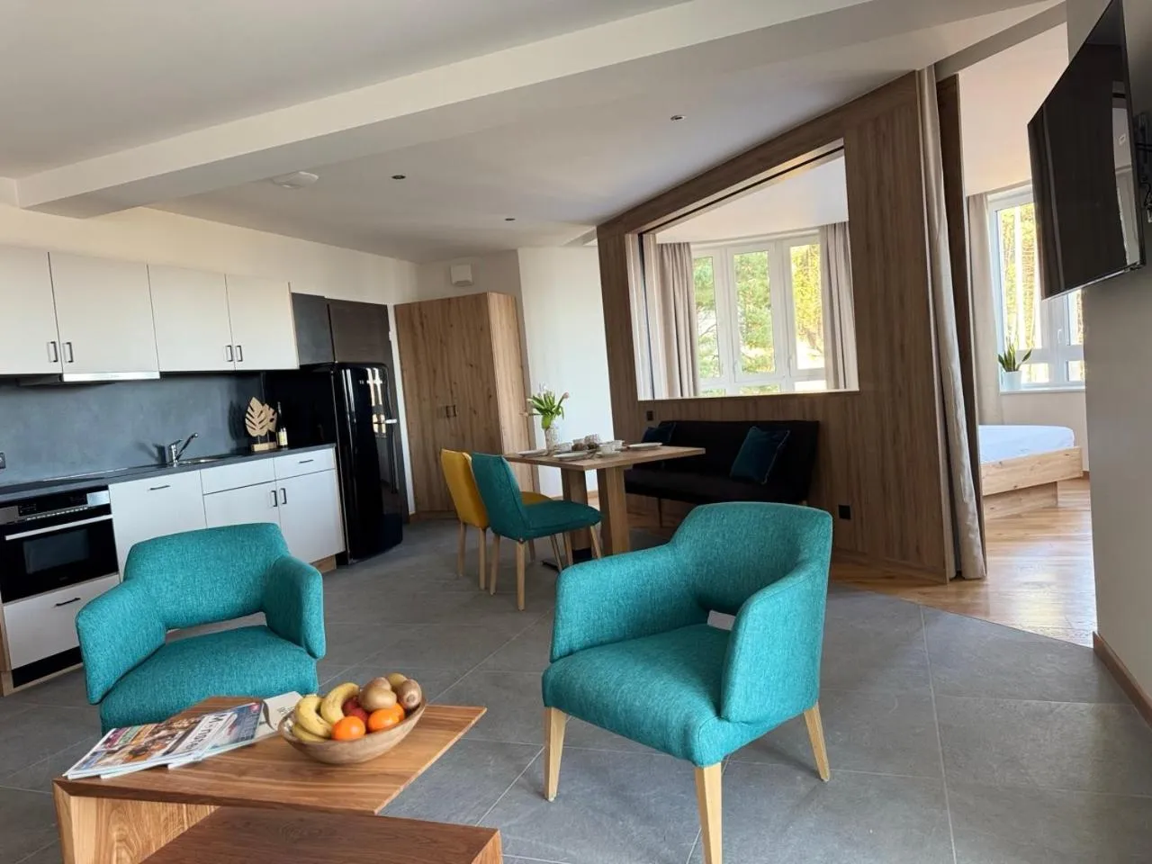 Kitchen or kitchenette in Domaine de Haslach, The Originals Collection, Résidence de Tourisme