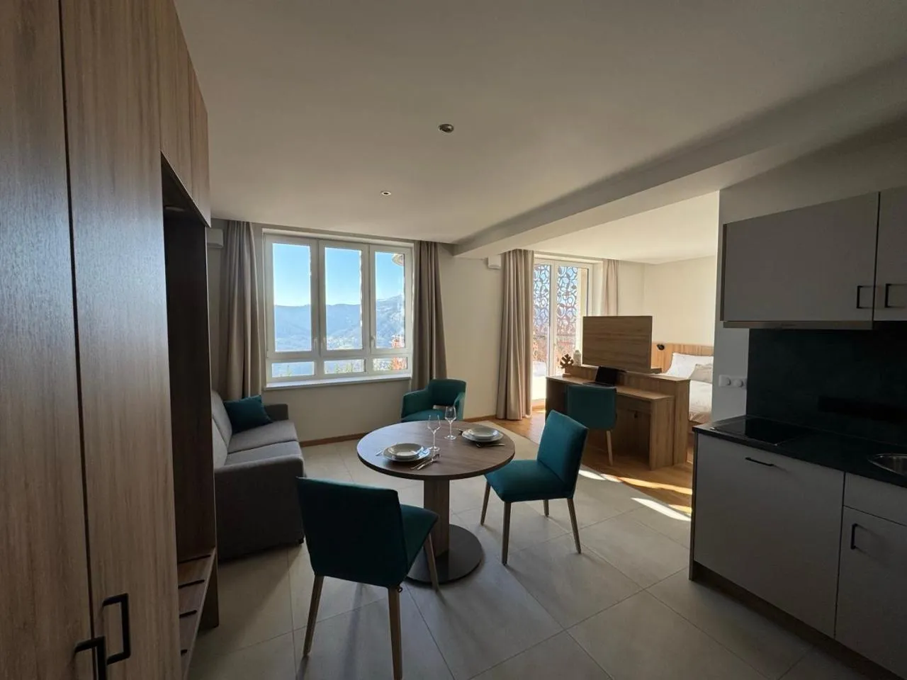 Kitchen or kitchenette in Domaine de Haslach, The Originals Collection, Résidence de Tourisme