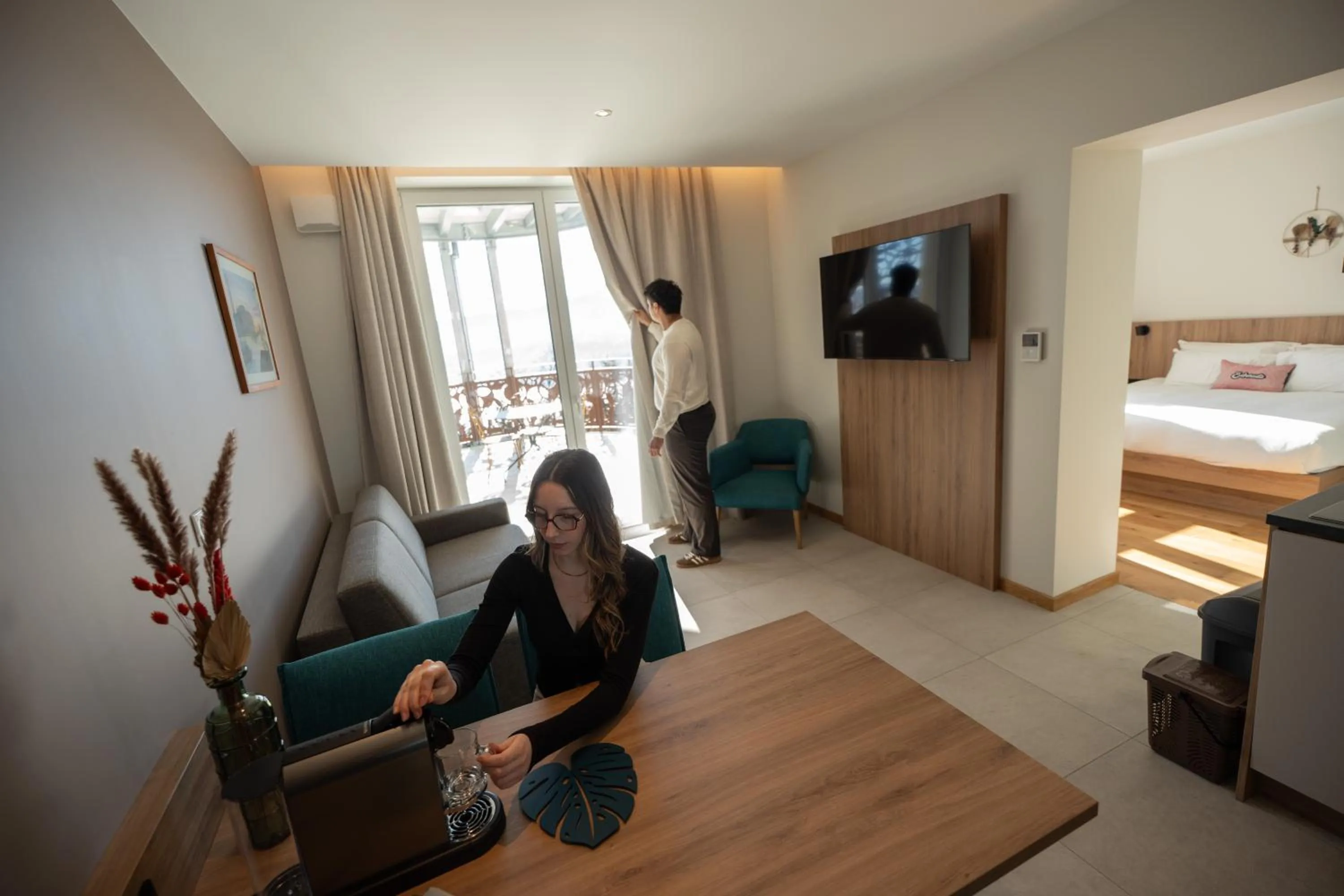 Bed in Domaine de Haslach, The Originals Collection, Résidence de Tourisme