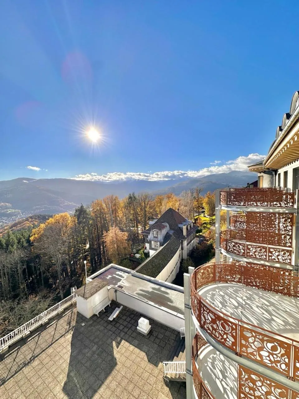 Mountain view in Domaine de Haslach, The Originals Collection, Résidence de Tourisme