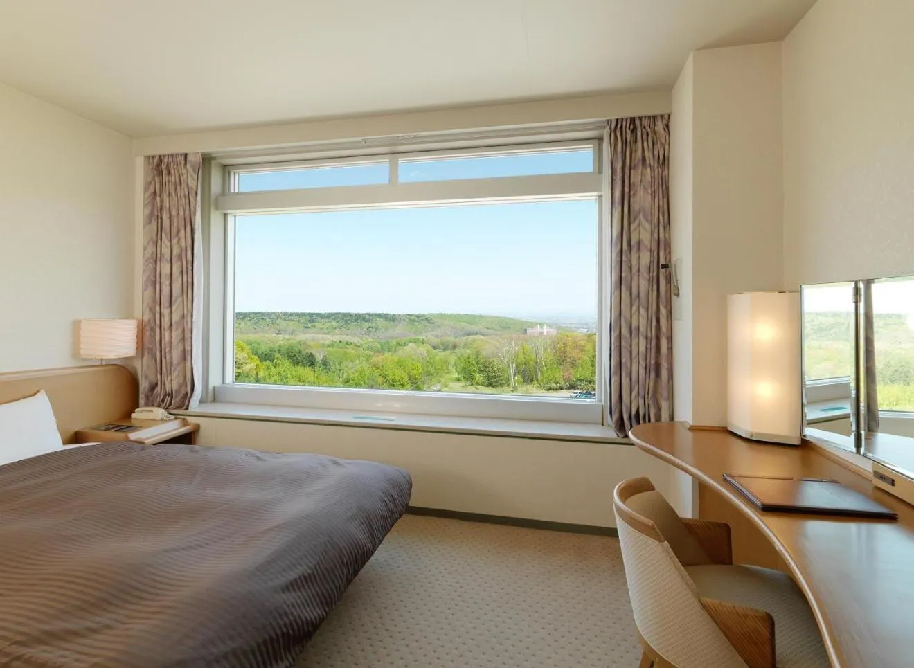 Photo of the whole room, Bed in Kitahiroshima Classe Hotel