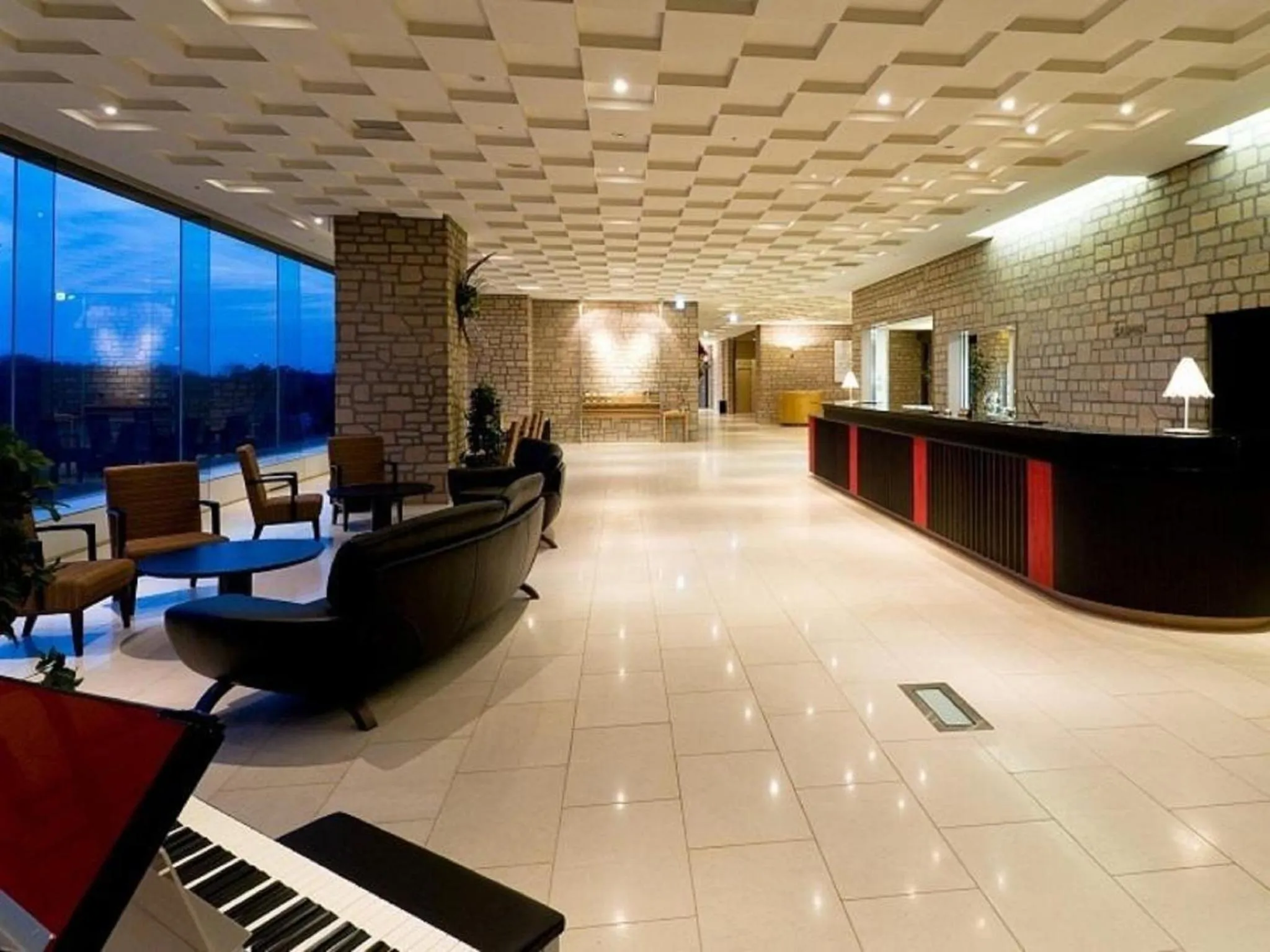 Lobby or reception in Kitahiroshima Classe Hotel
