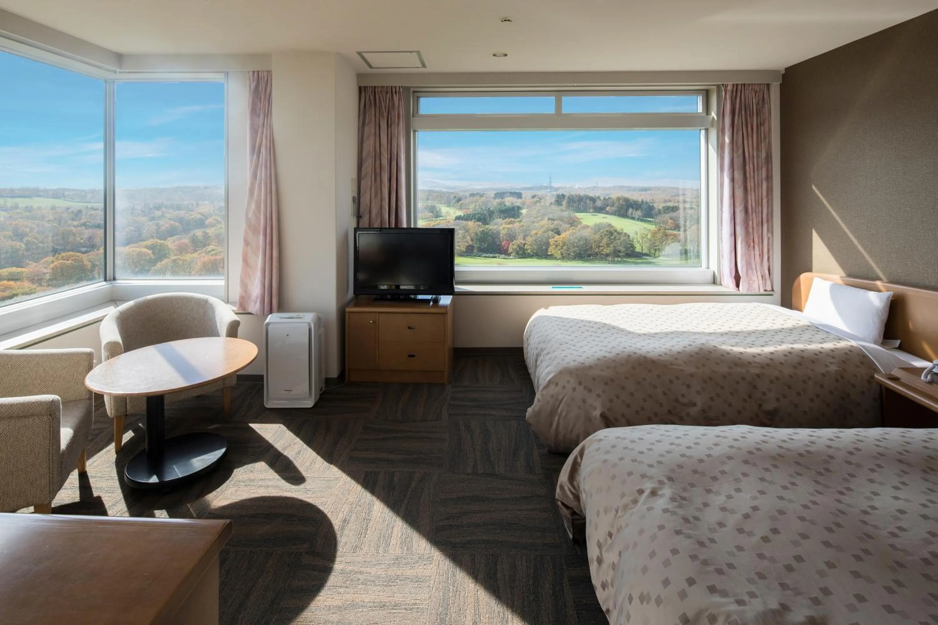 Photo of the whole room, Bed in Kitahiroshima Classe Hotel