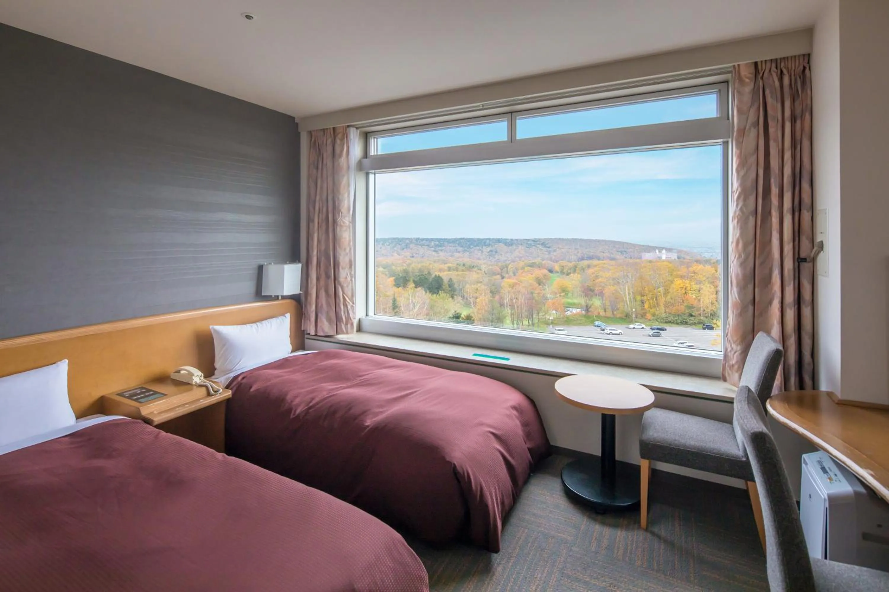 Photo of the whole room, Bed in Kitahiroshima Classe Hotel