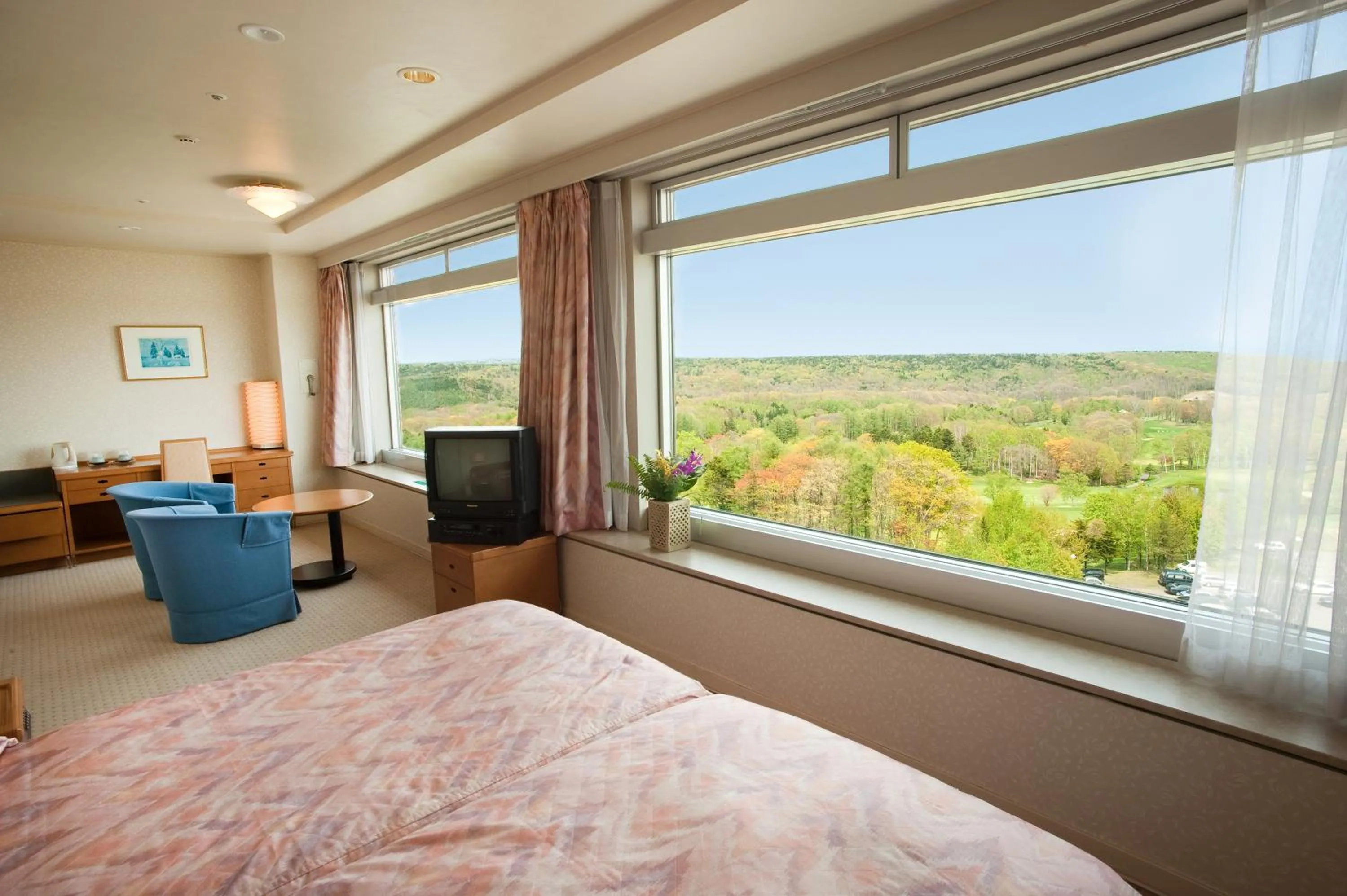 Photo of the whole room, Bed in Kitahiroshima Classe Hotel