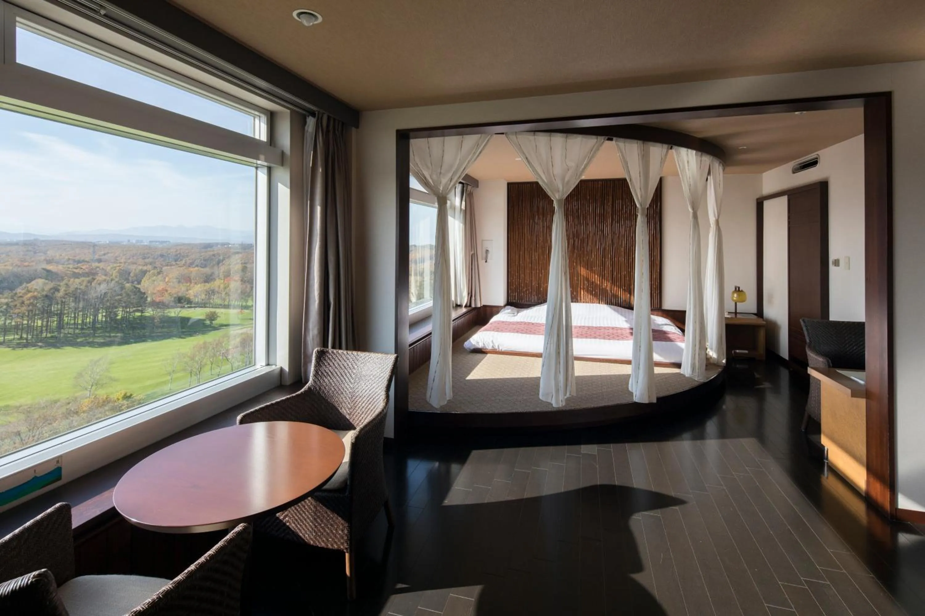 Photo of the whole room, Bed in Kitahiroshima Classe Hotel