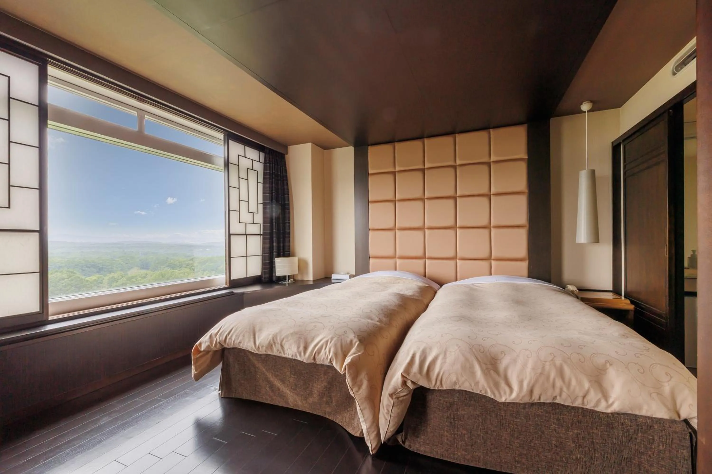 Bed in Kitahiroshima Classe Hotel