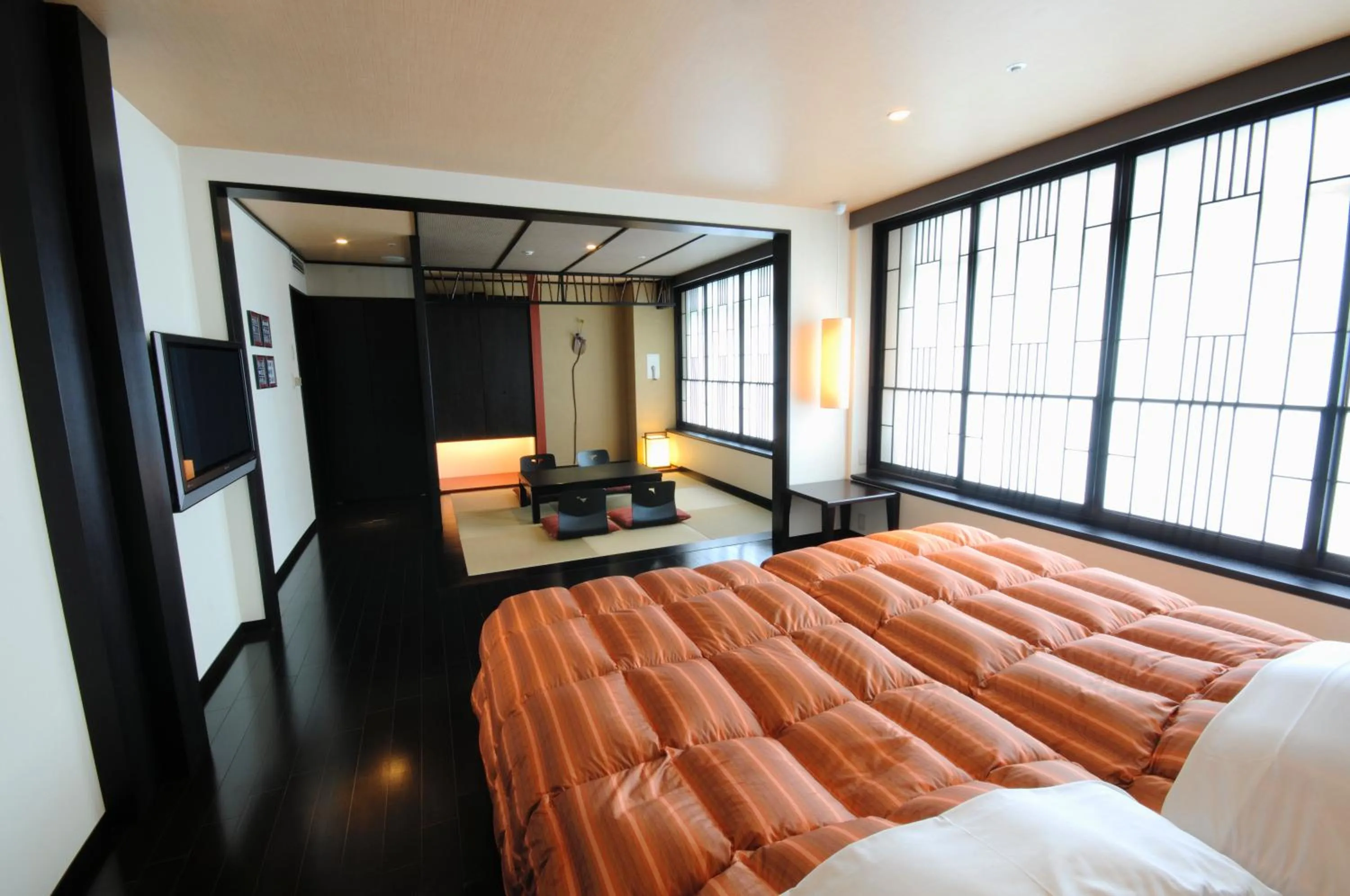 Photo of the whole room, Bed in Kitahiroshima Classe Hotel