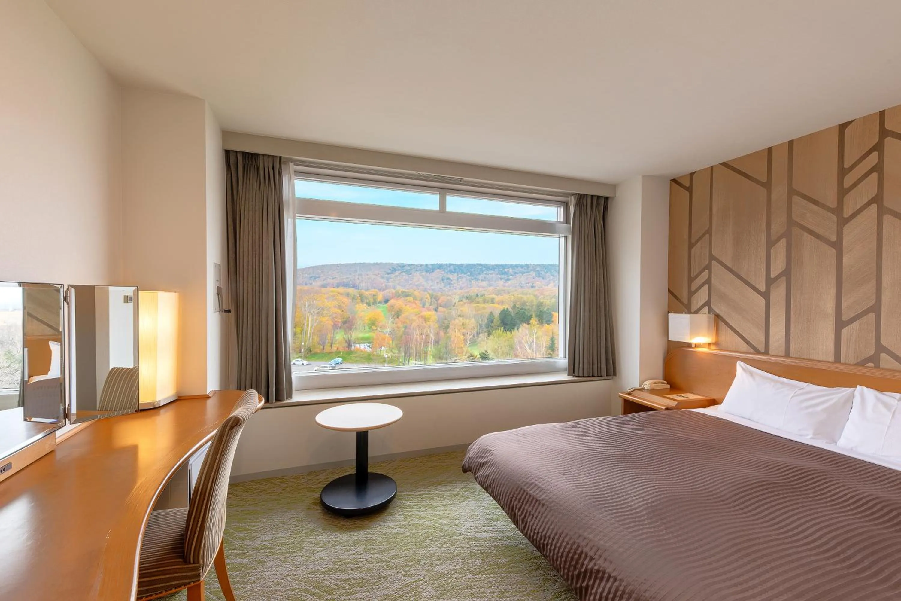 Photo of the whole room, Bed in Kitahiroshima Classe Hotel