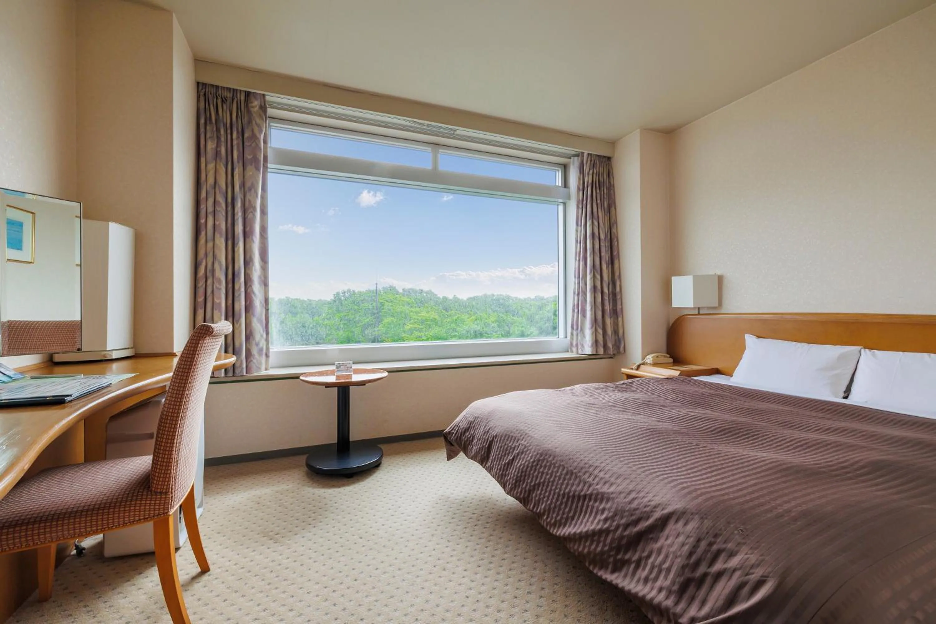 Natural landscape, Bed in Kitahiroshima Classe Hotel