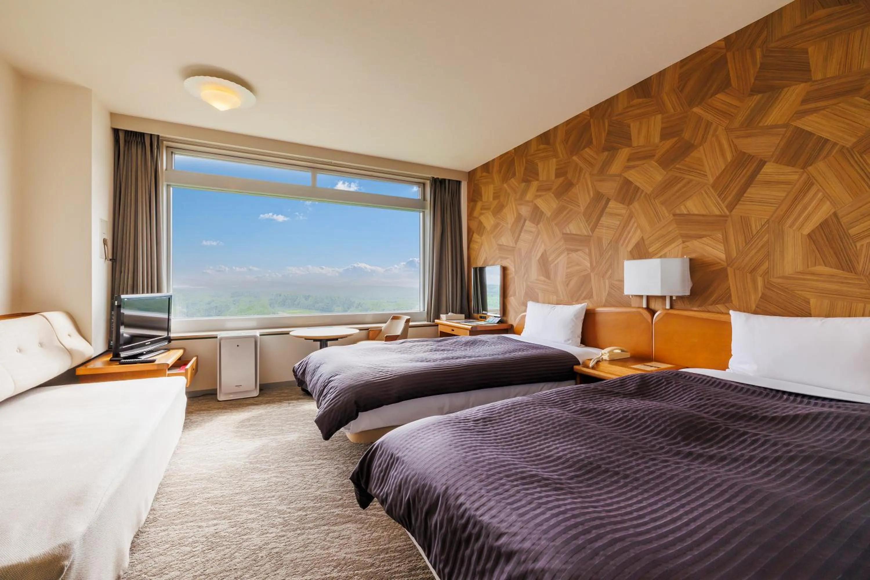 Photo of the whole room, Bed in Kitahiroshima Classe Hotel