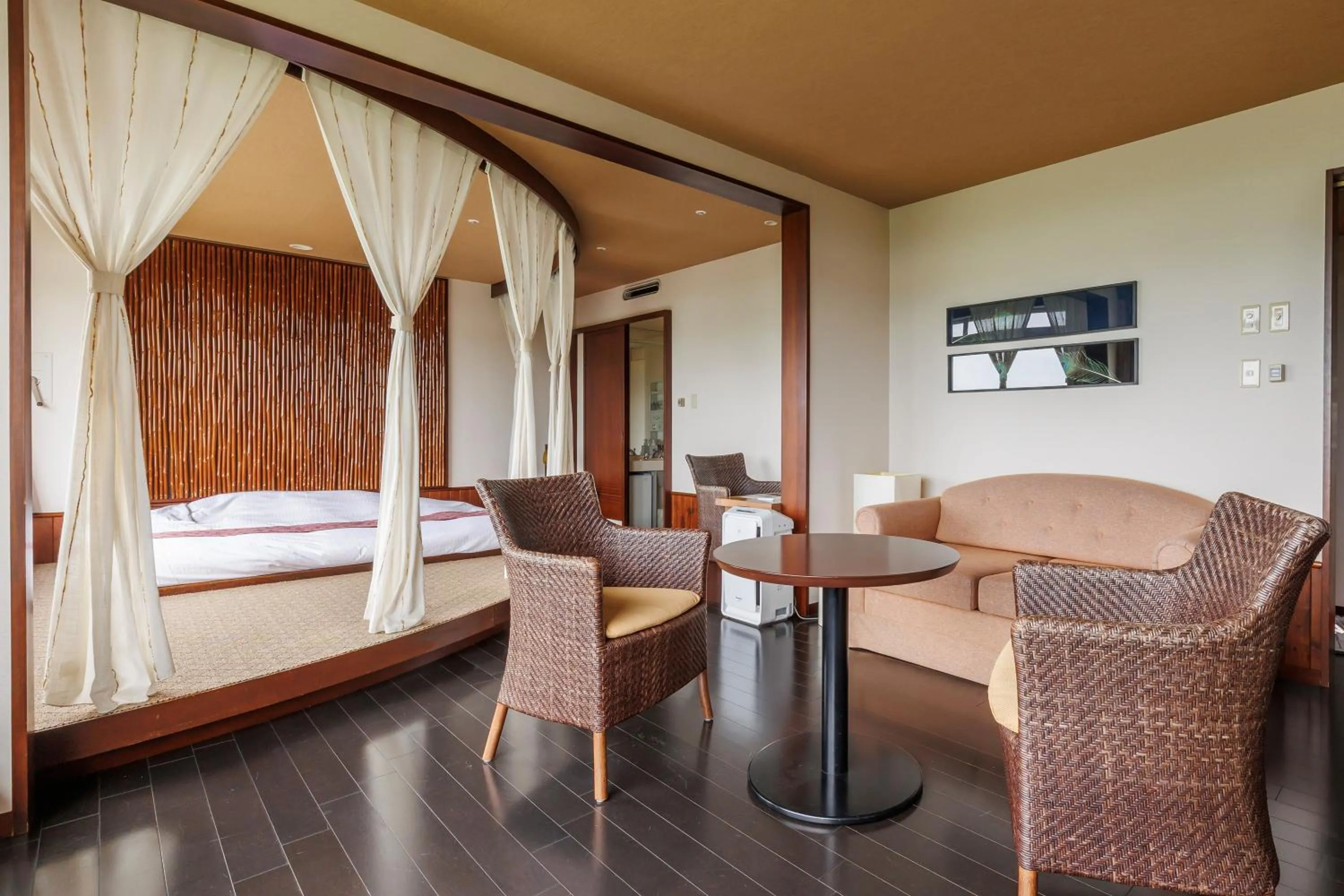 Photo of the whole room, Bed in Kitahiroshima Classe Hotel