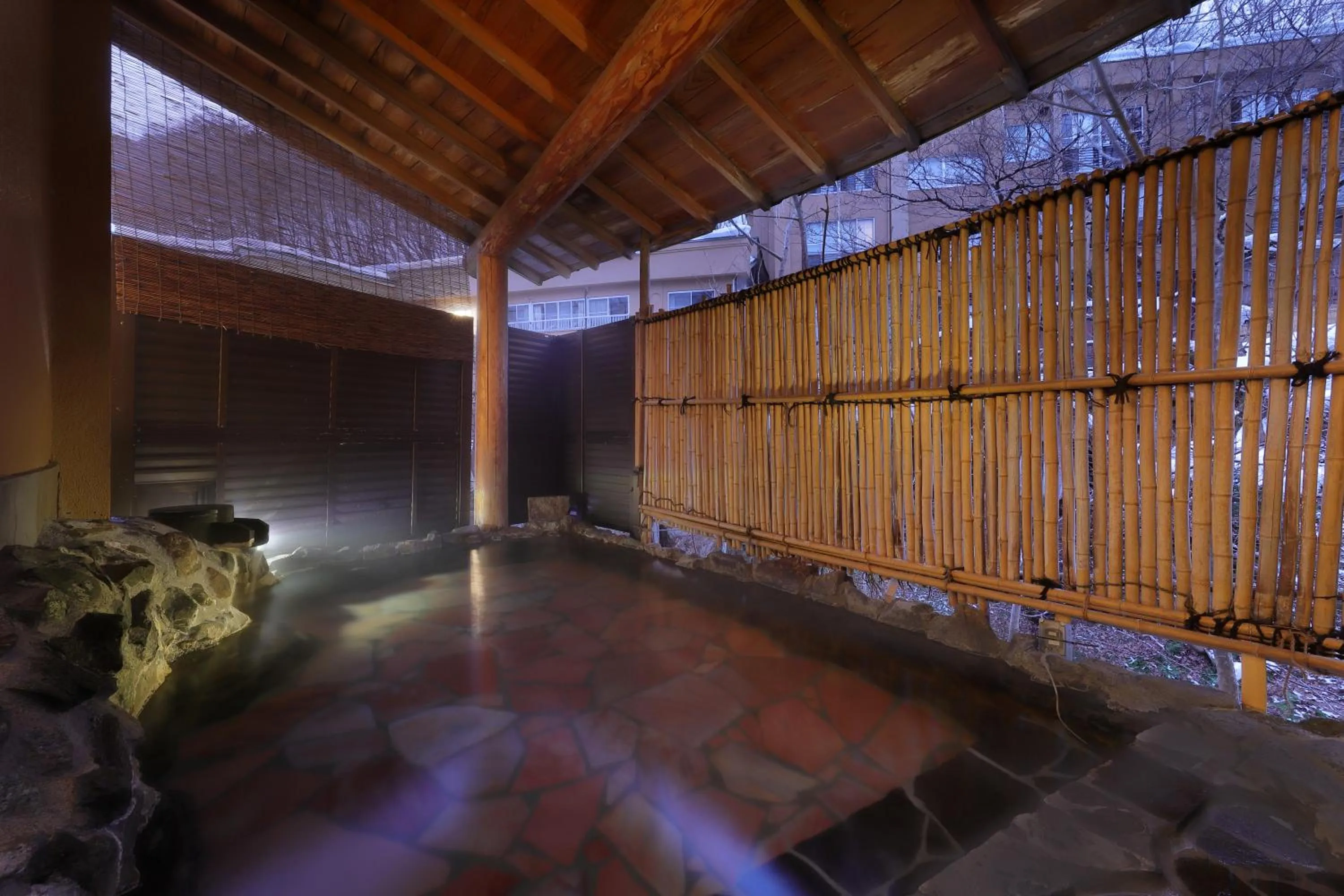 Hot Spring Bath in Yamayuri no Yado