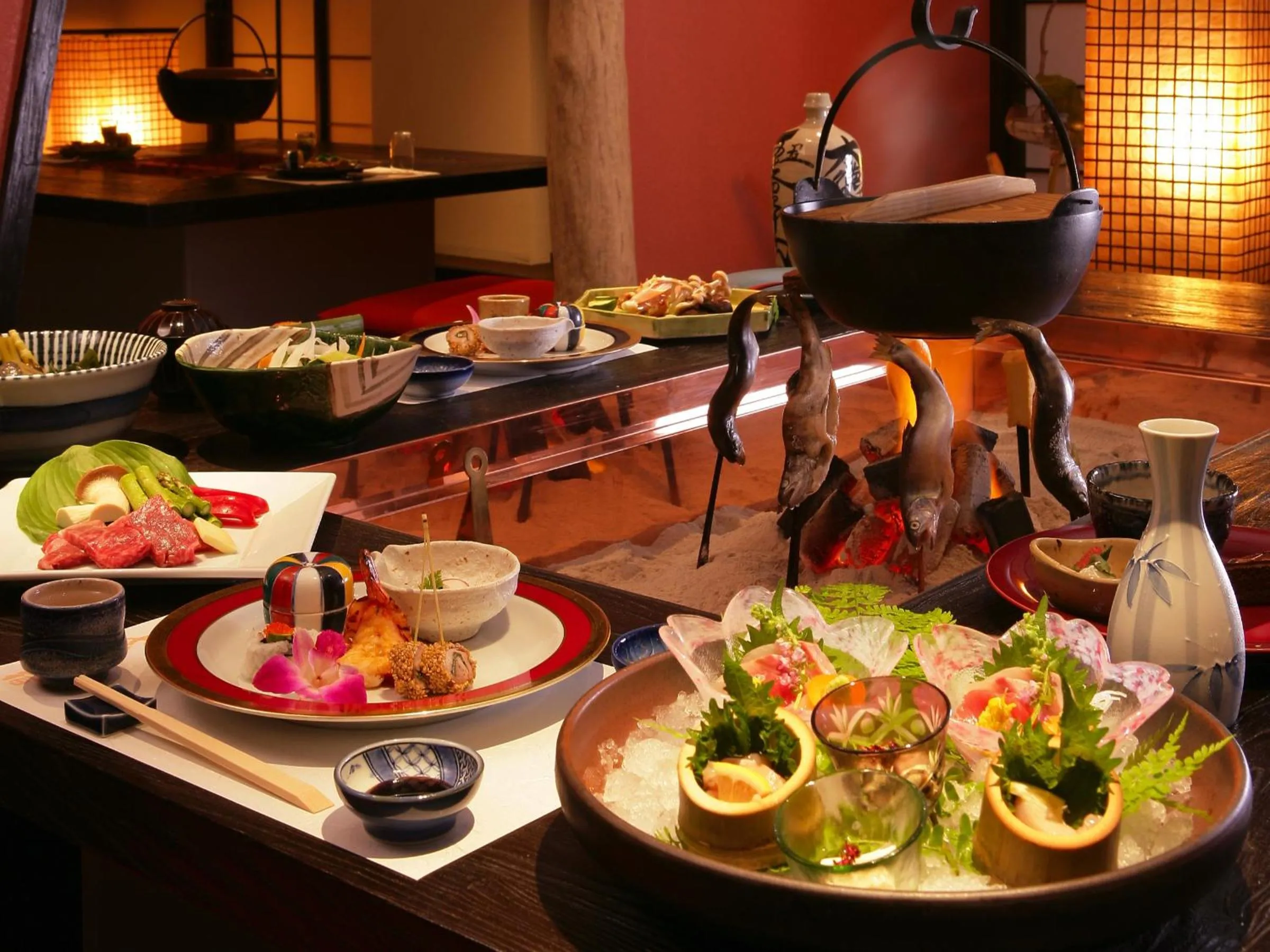 Dinner in Yamayuri no Yado