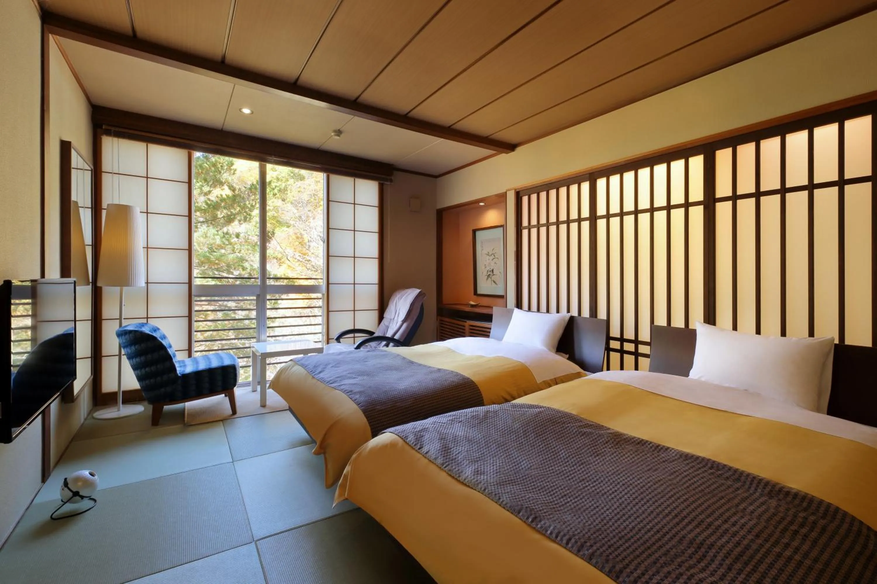 Bed in Yamayuri no Yado