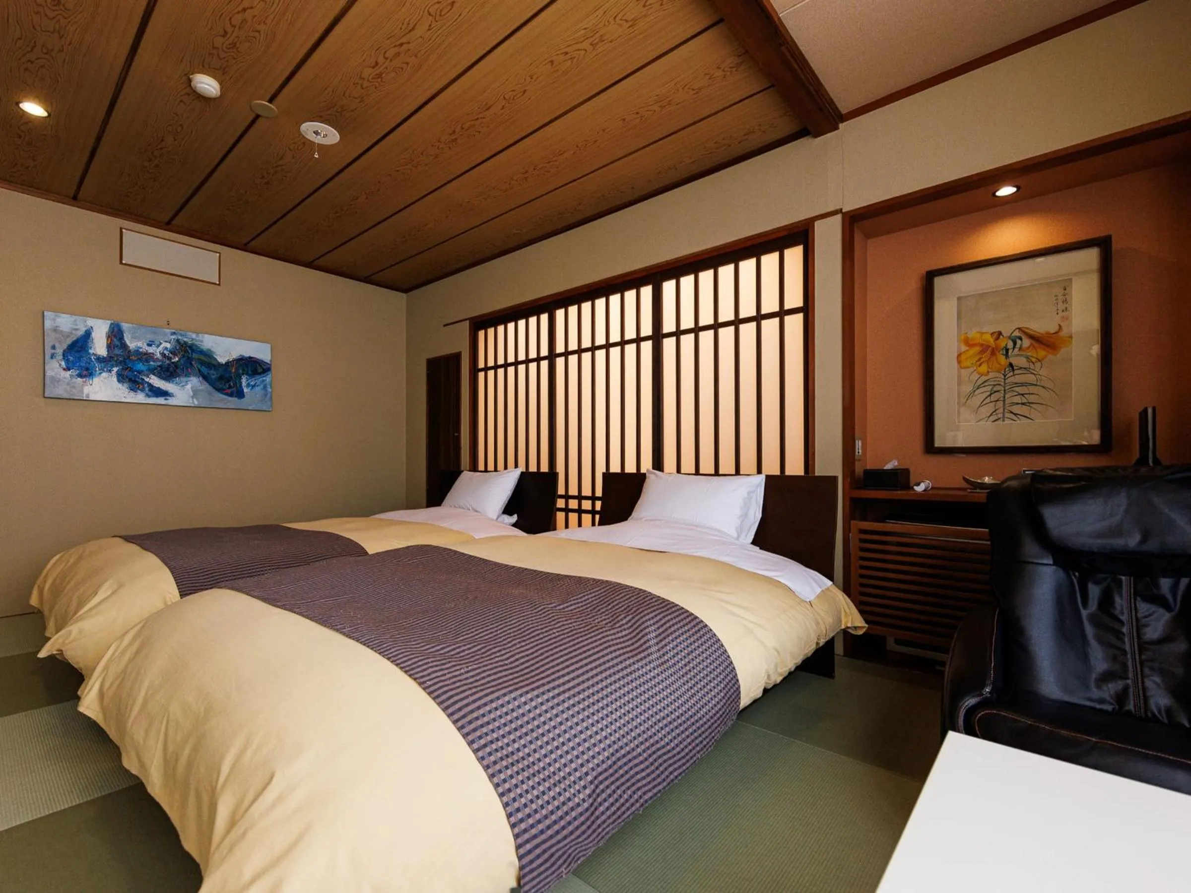 Bed in Yamayuri no Yado