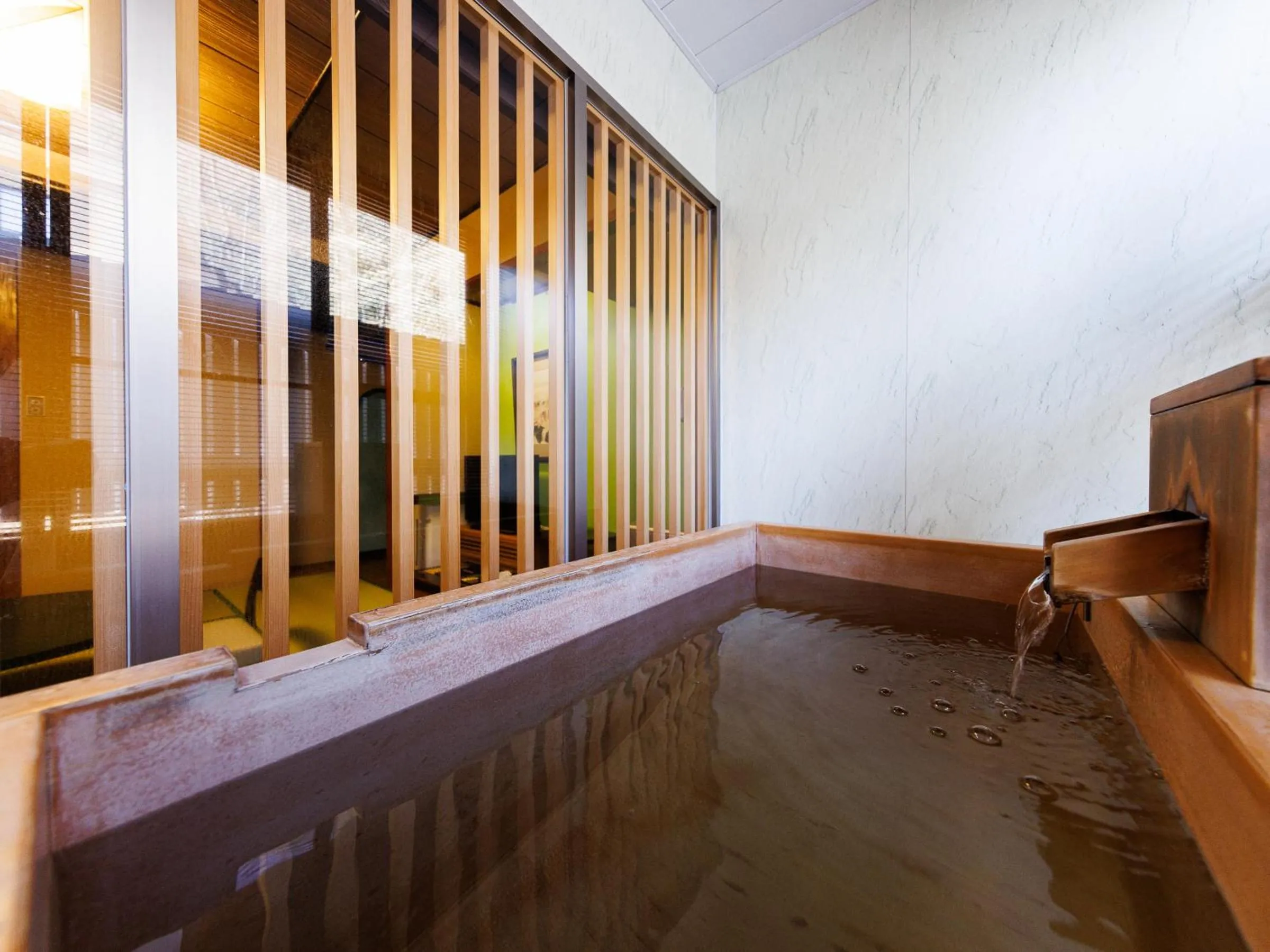 Hot Spring Bath in Yamayuri no Yado