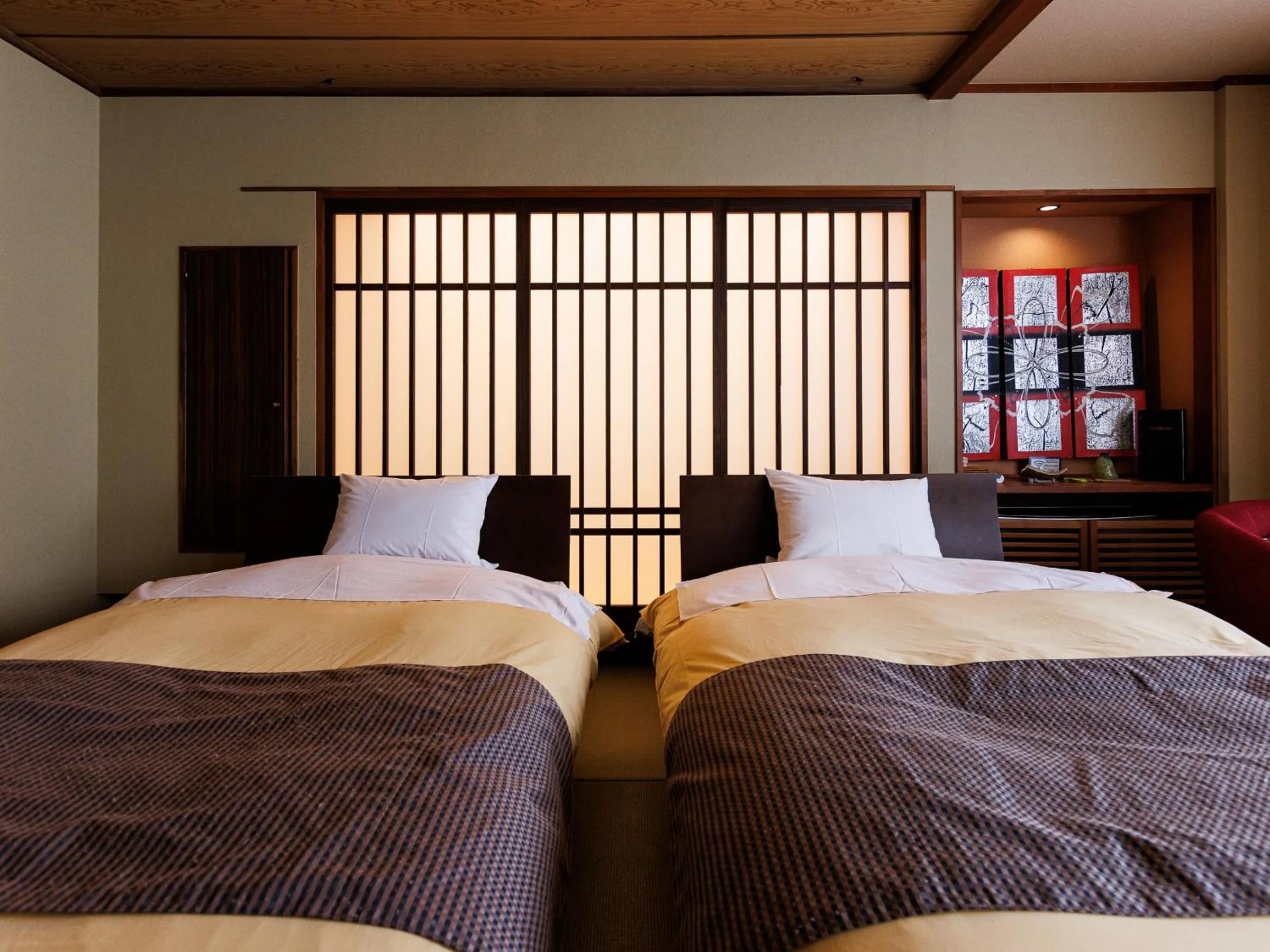 Bed in Yamayuri no Yado