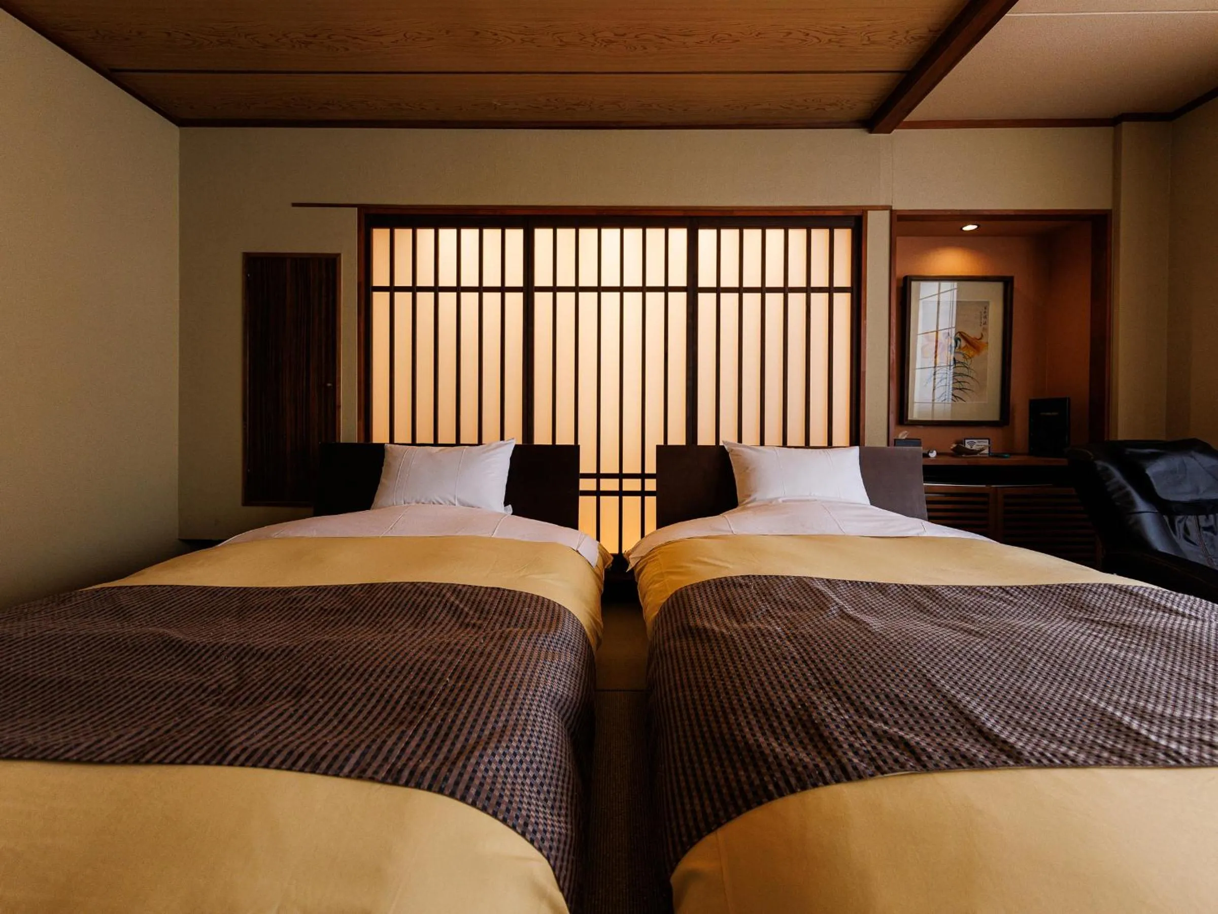 Bed in Yamayuri no Yado