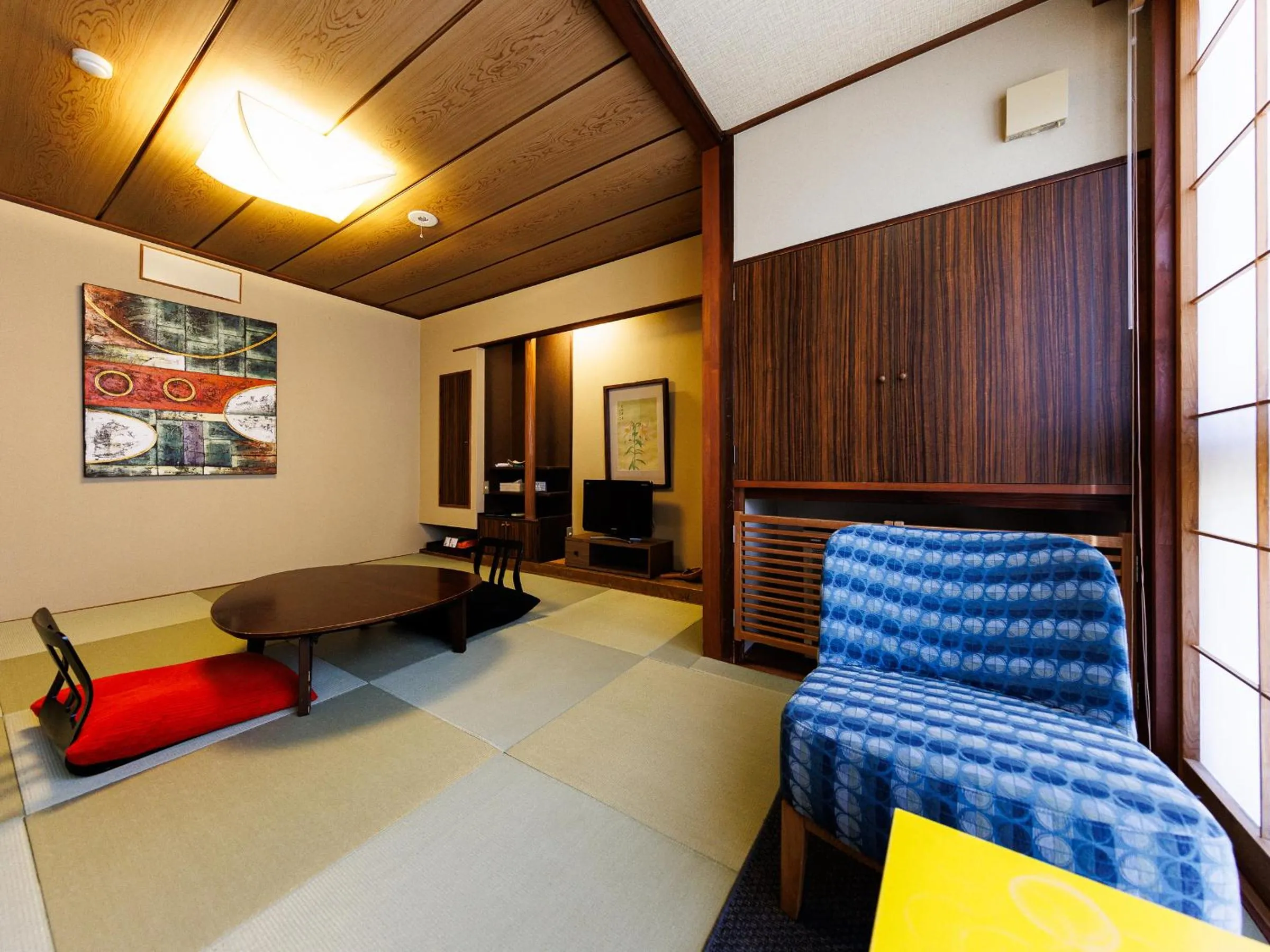 Photo of the whole room, Bed in Yamayuri no Yado