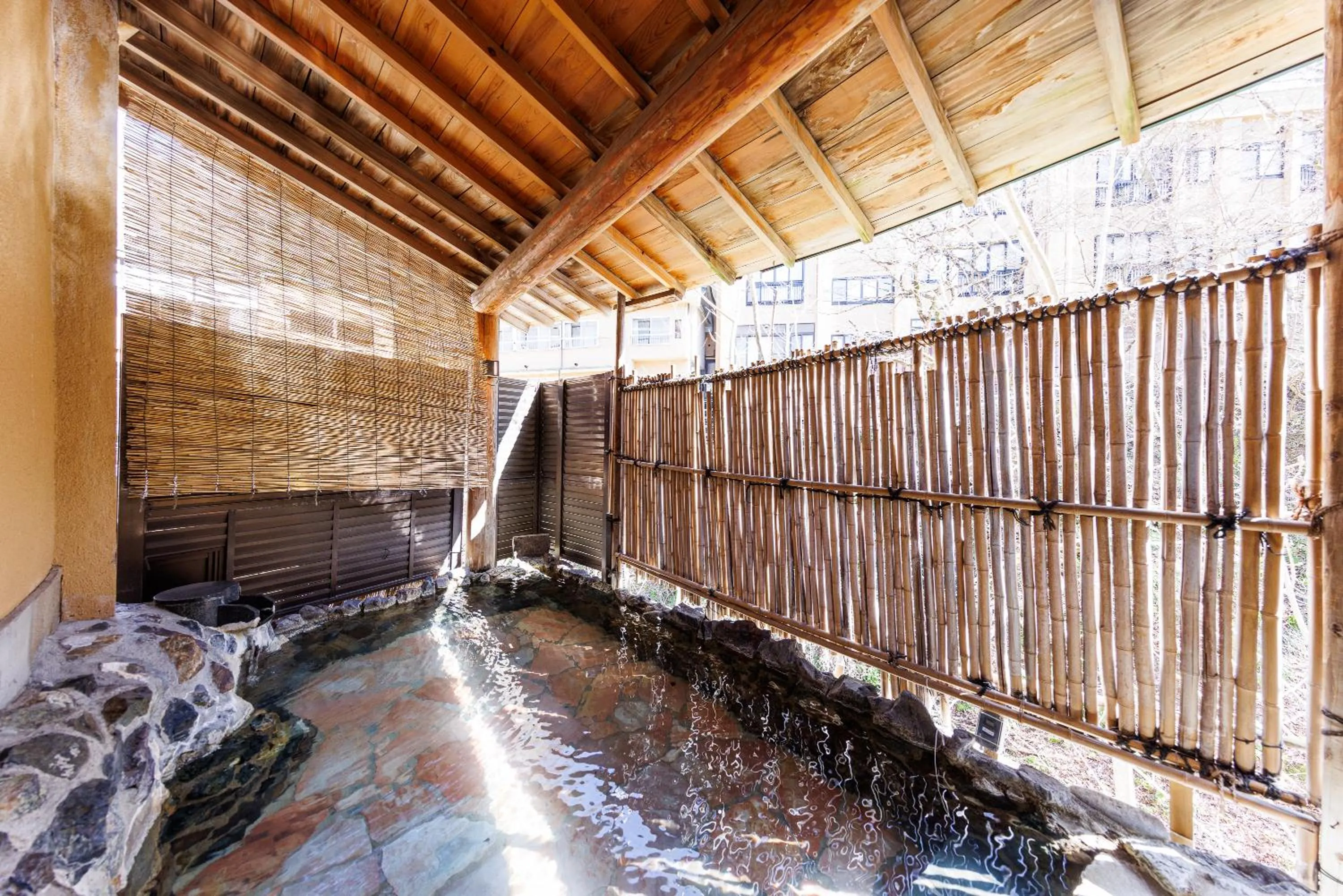 Open Air Bath in Yamayuri no Yado