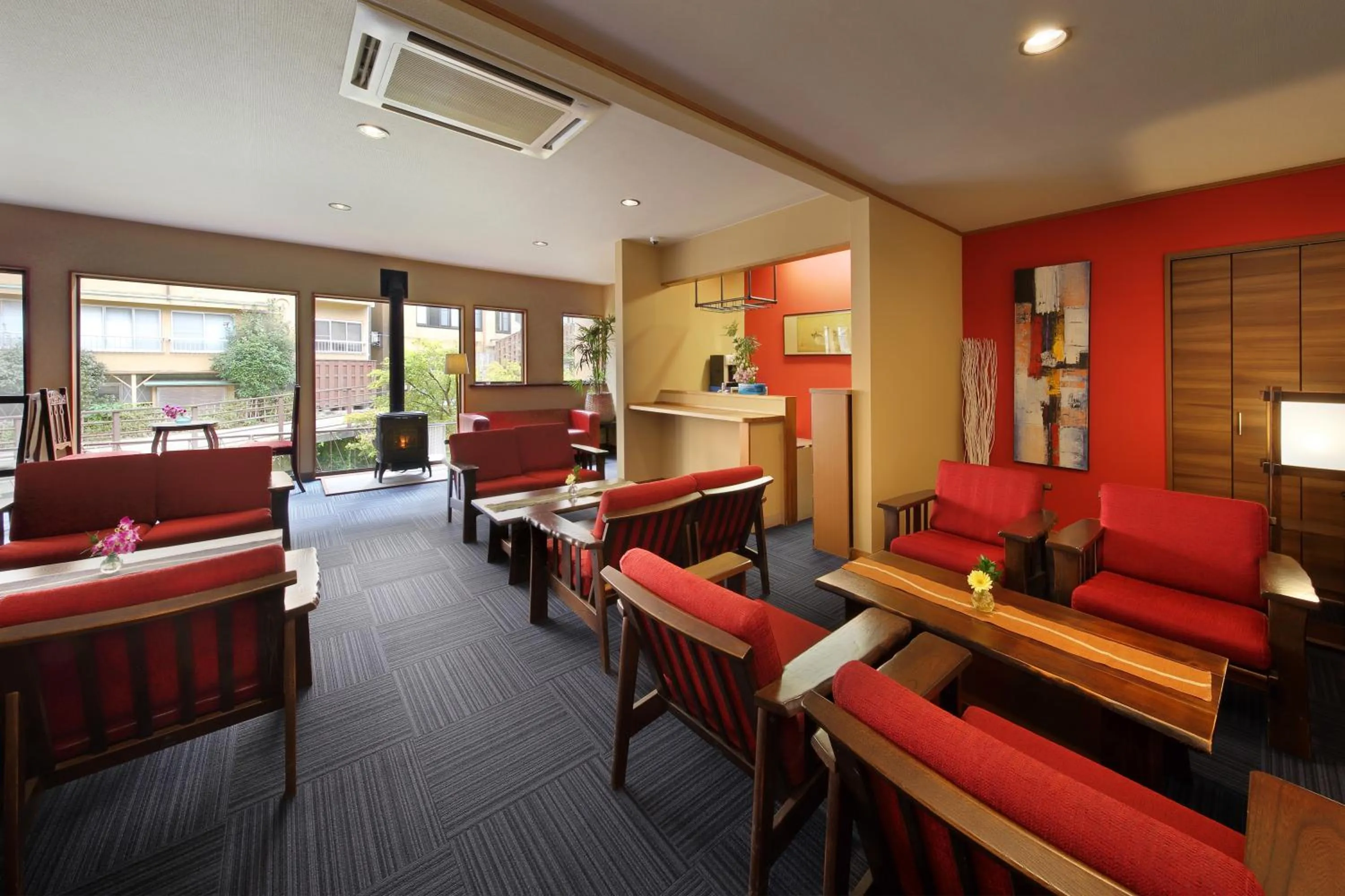 Lounge or bar in Yamayuri no Yado