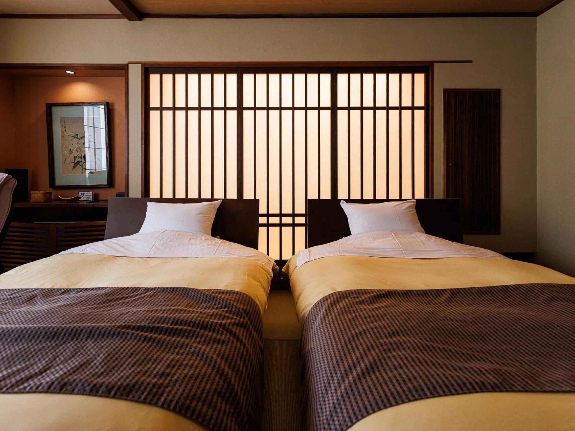Bed in Yamayuri no Yado