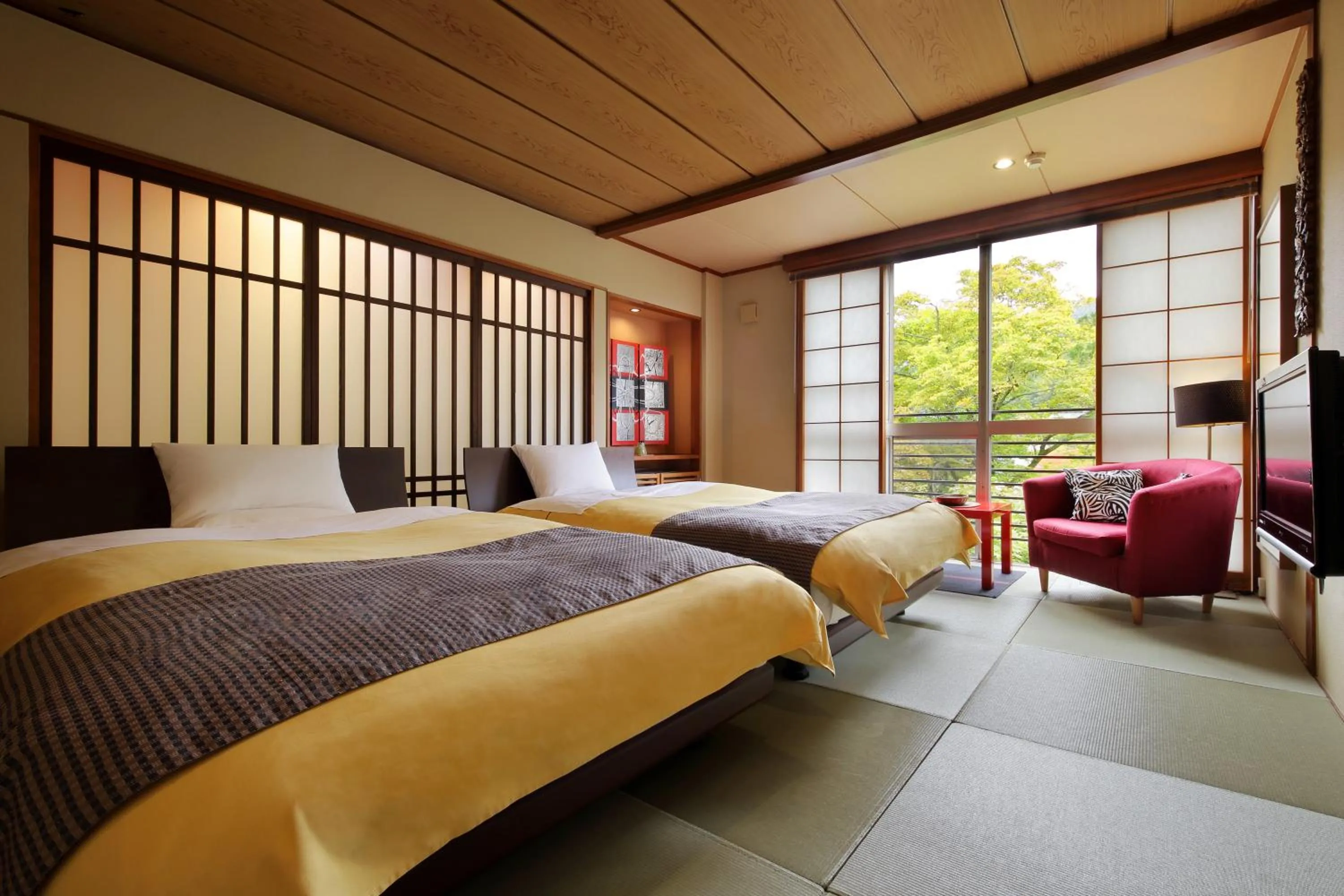 Bed in Yamayuri no Yado