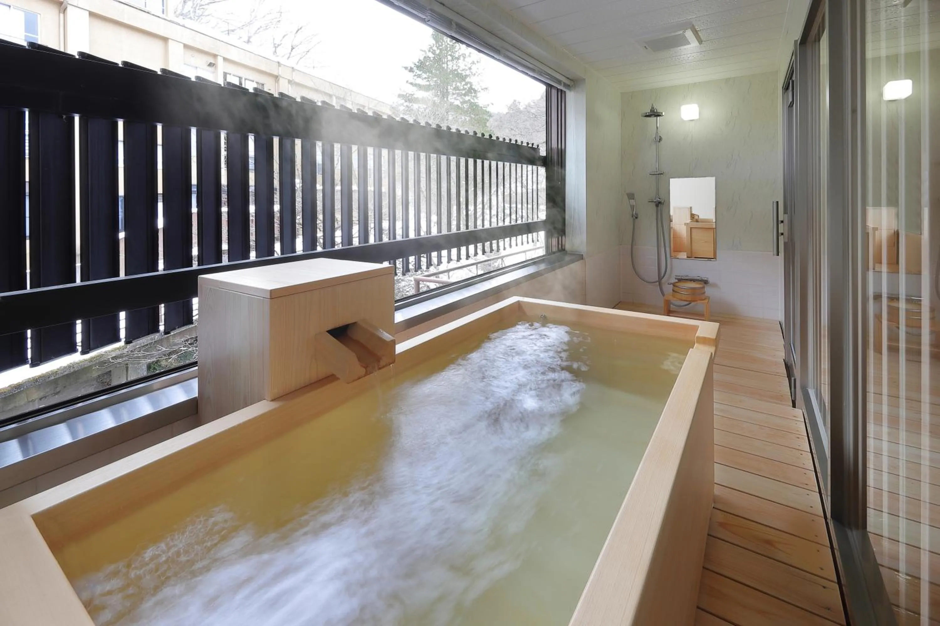 Hot Spring Bath in Yamayuri no Yado