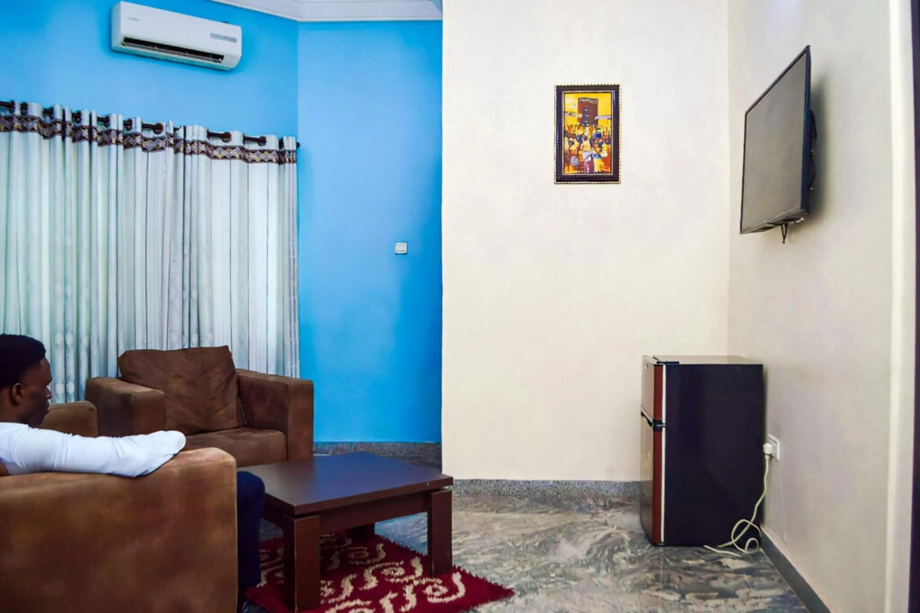 Living room in Nafelis Hotel Enugu