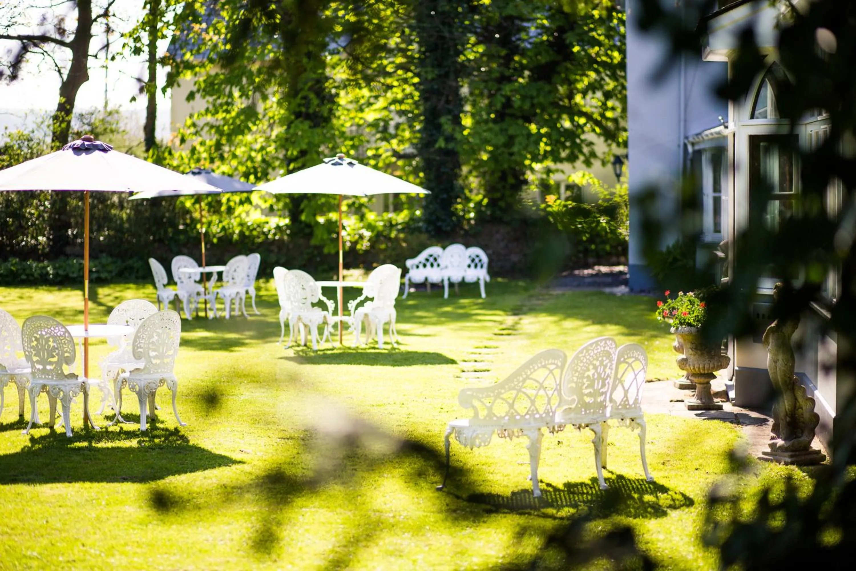 Garden view in The Broadmead Boutique B&B