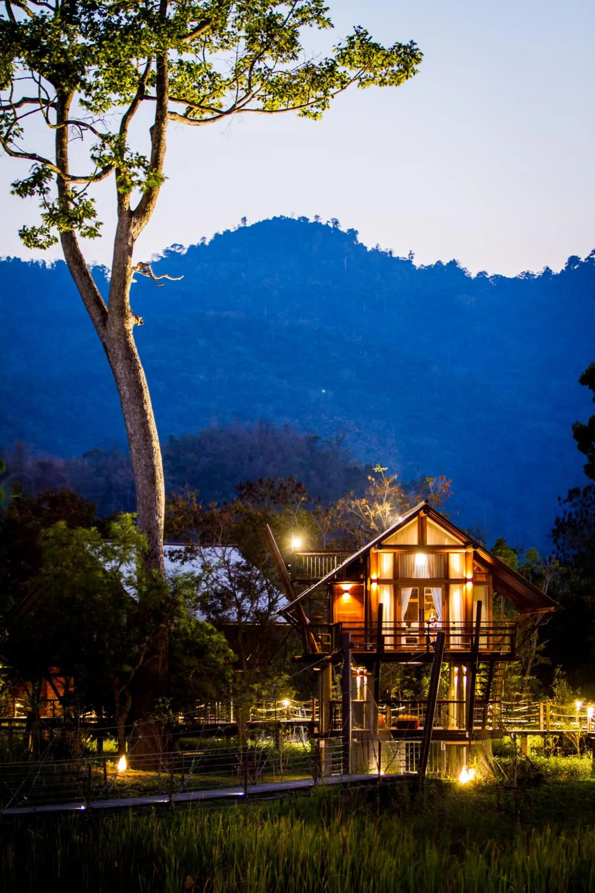 Mountain view in Lala Mukha Tented Resort Khao Yai