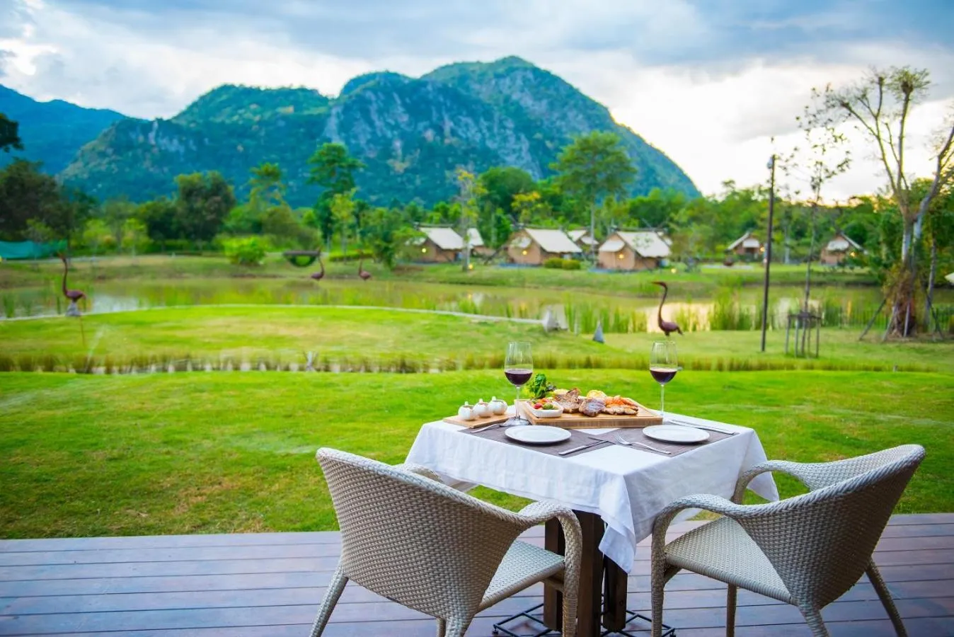Restaurant/places to eat in Lala Mukha Tented Resort Khao Yai