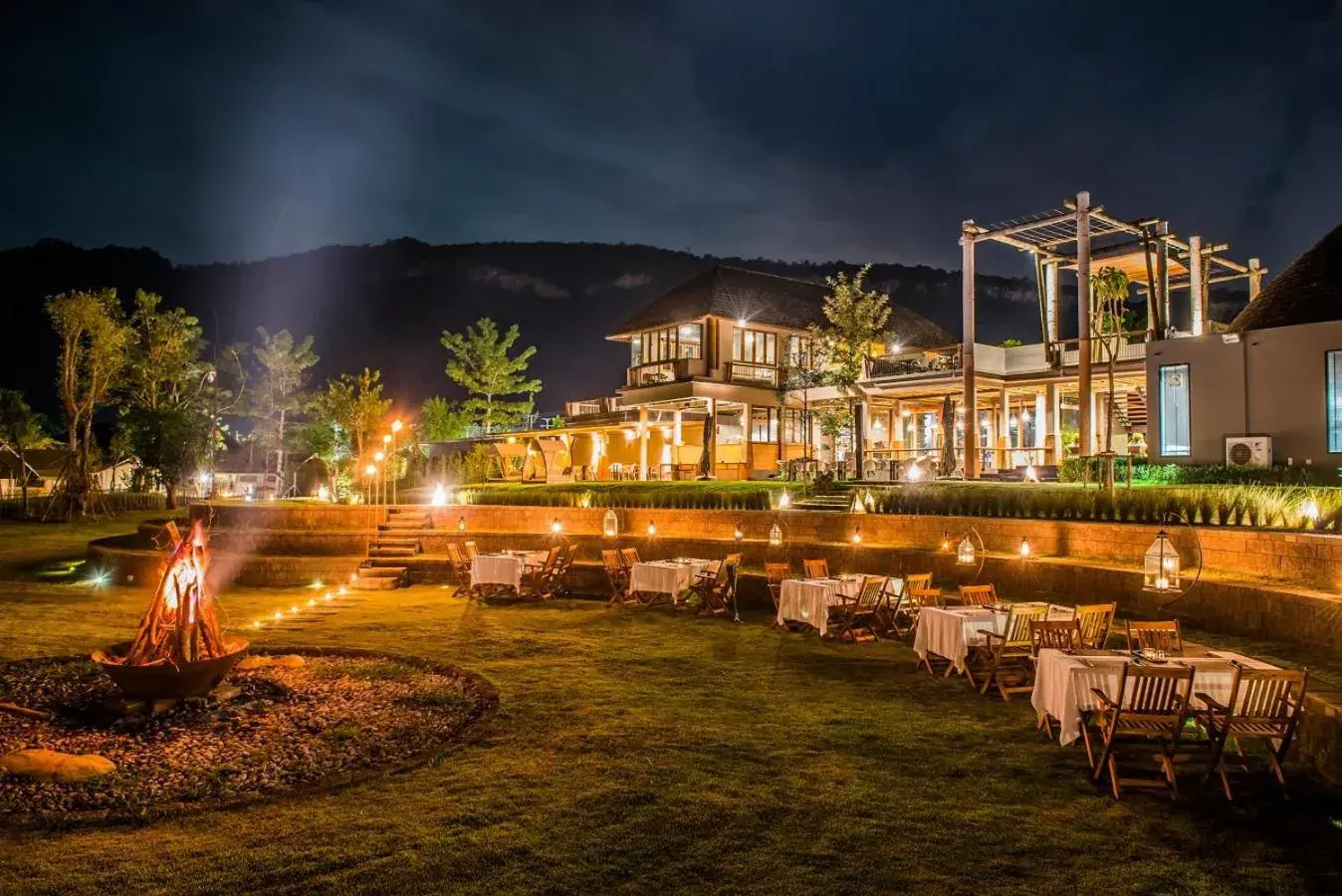 Restaurant/places to eat in Lala Mukha Tented Resort Khao Yai Restaurant/places to eat in Lala Mukha Tented Resort Khao Yai