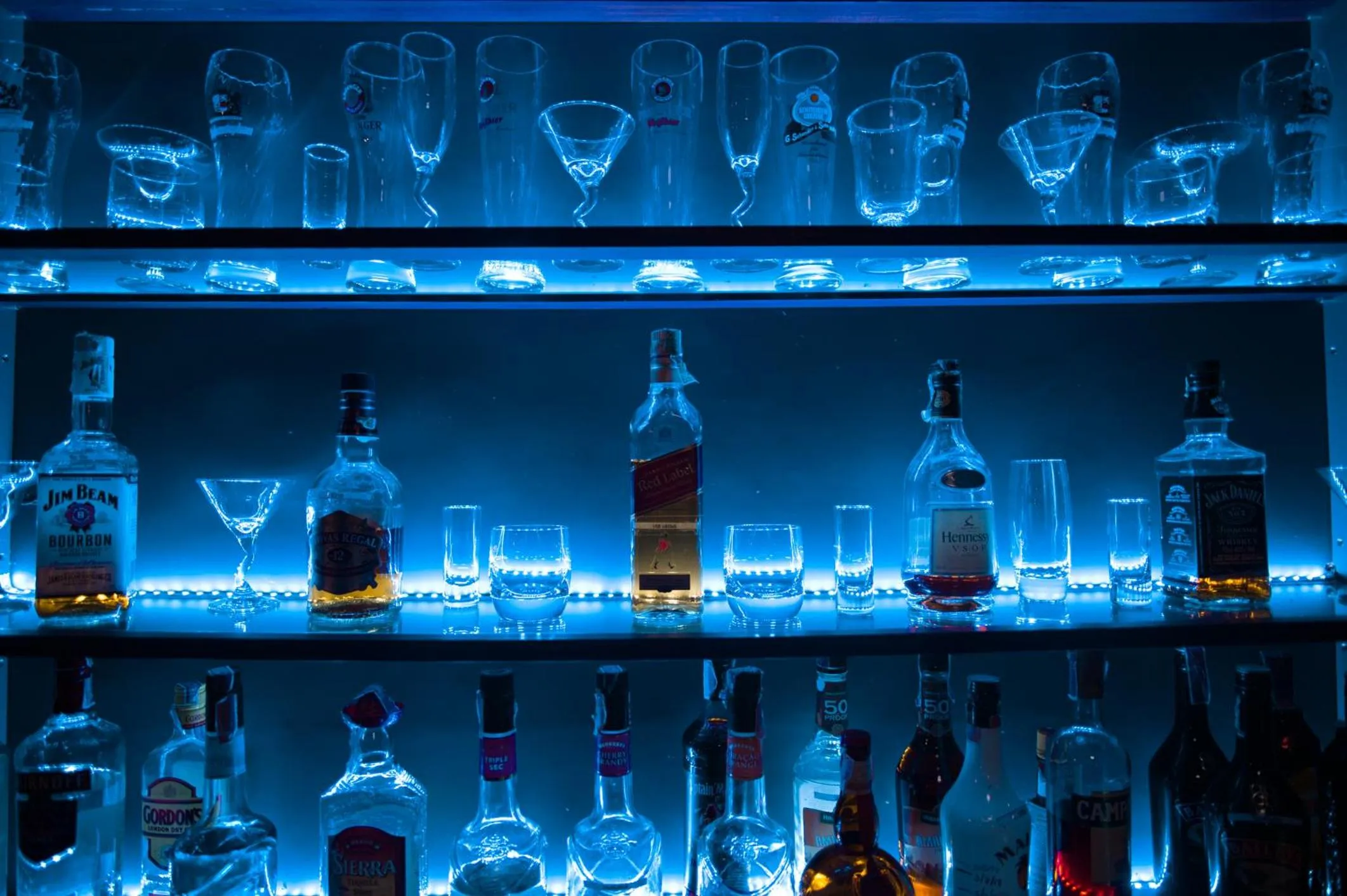 Alcoholic drinks in Lala Mukha Tented Resort Khao Yai