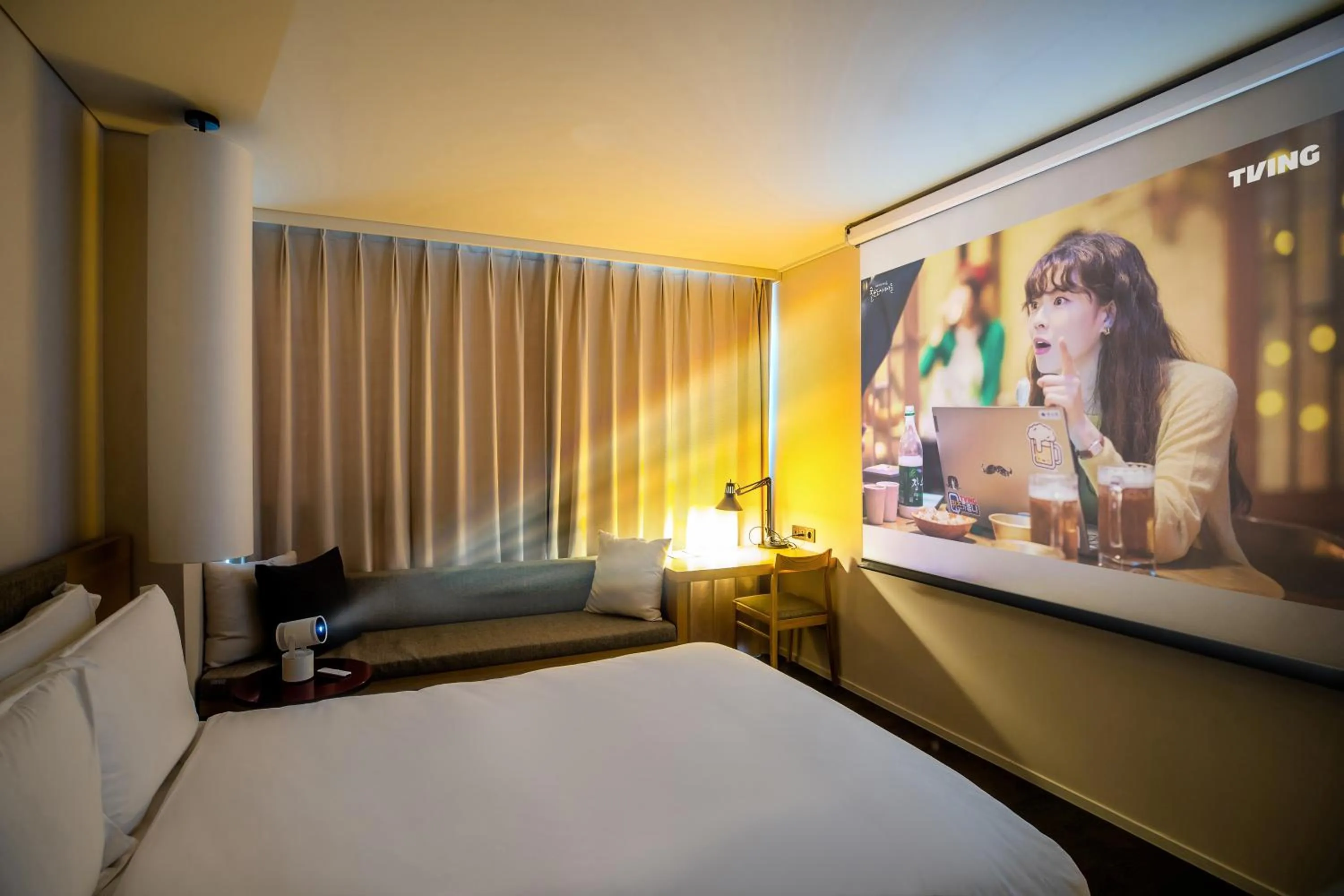 Bed in Shilla Stay Mapo Hongdae