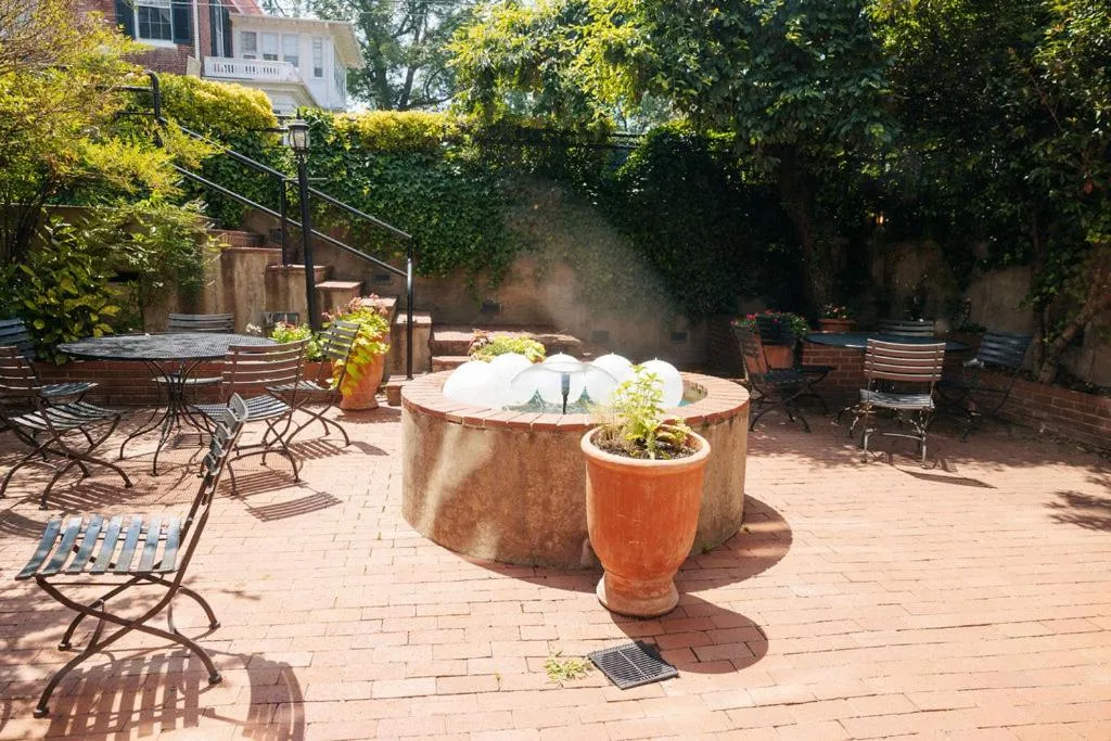 Patio in Ironclad Inn and Bourbon Room