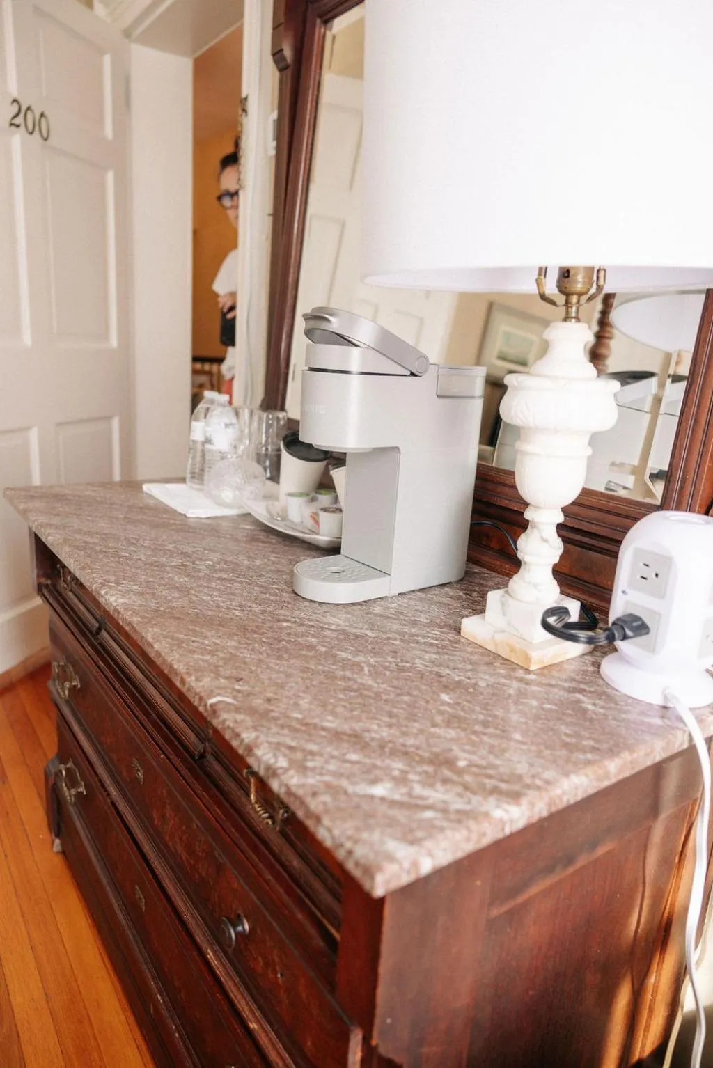 Bedroom in Ironclad Inn and Bourbon Room