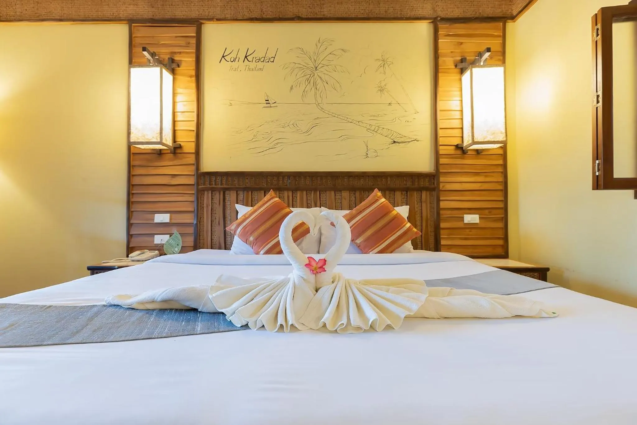 Bed in Banpu Resort Trat