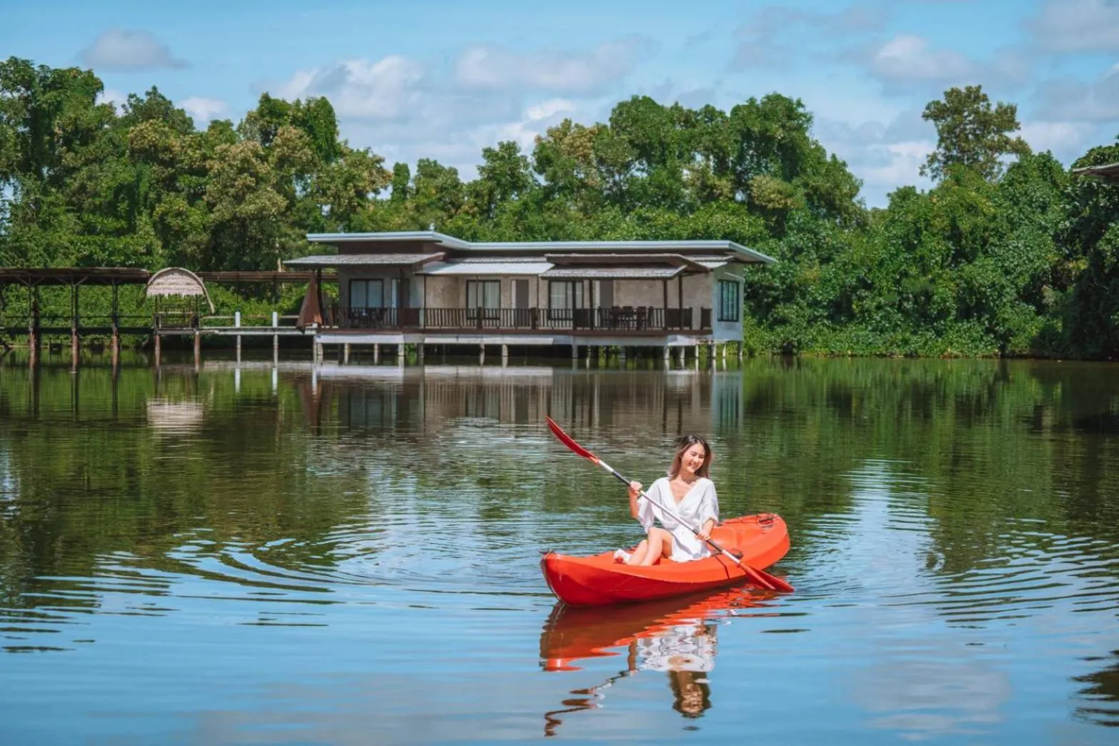 Canoeing in Banpu Resort Trat