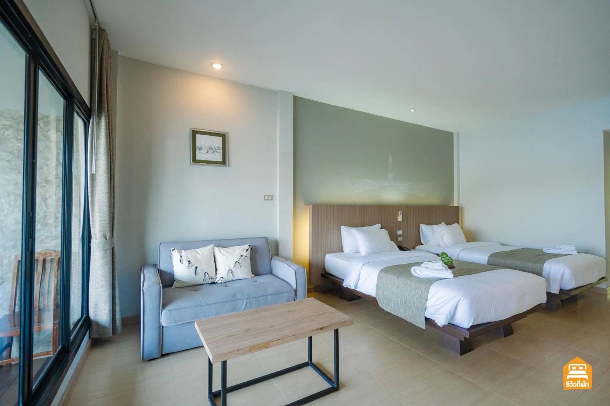 Bed in Banpu Resort Trat